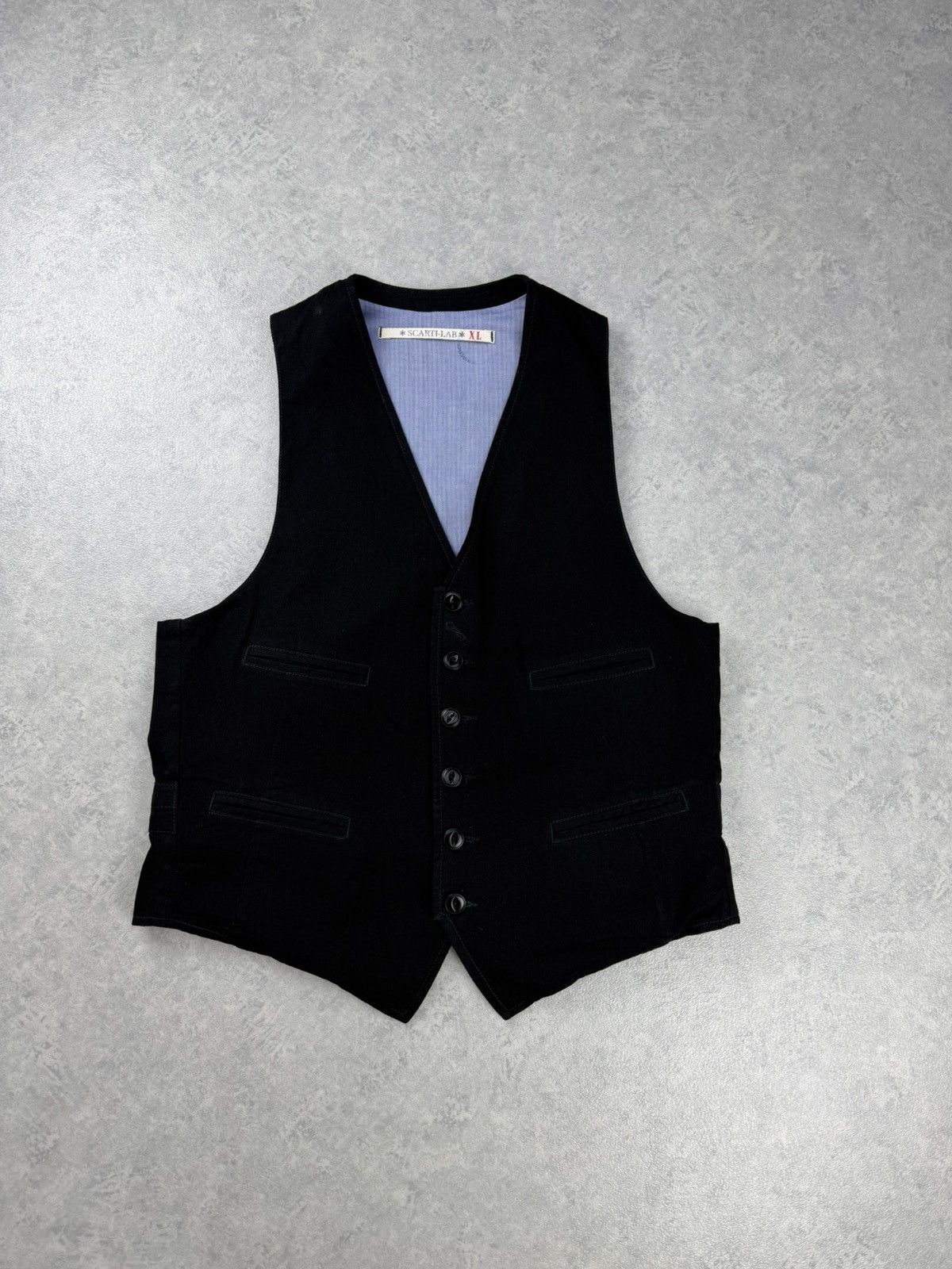 Scarti-Lab Scarti-Lab Black Workwear Gilet Vest Size XL Size US XL / EU 56 / 4 - 1 Thumbnail