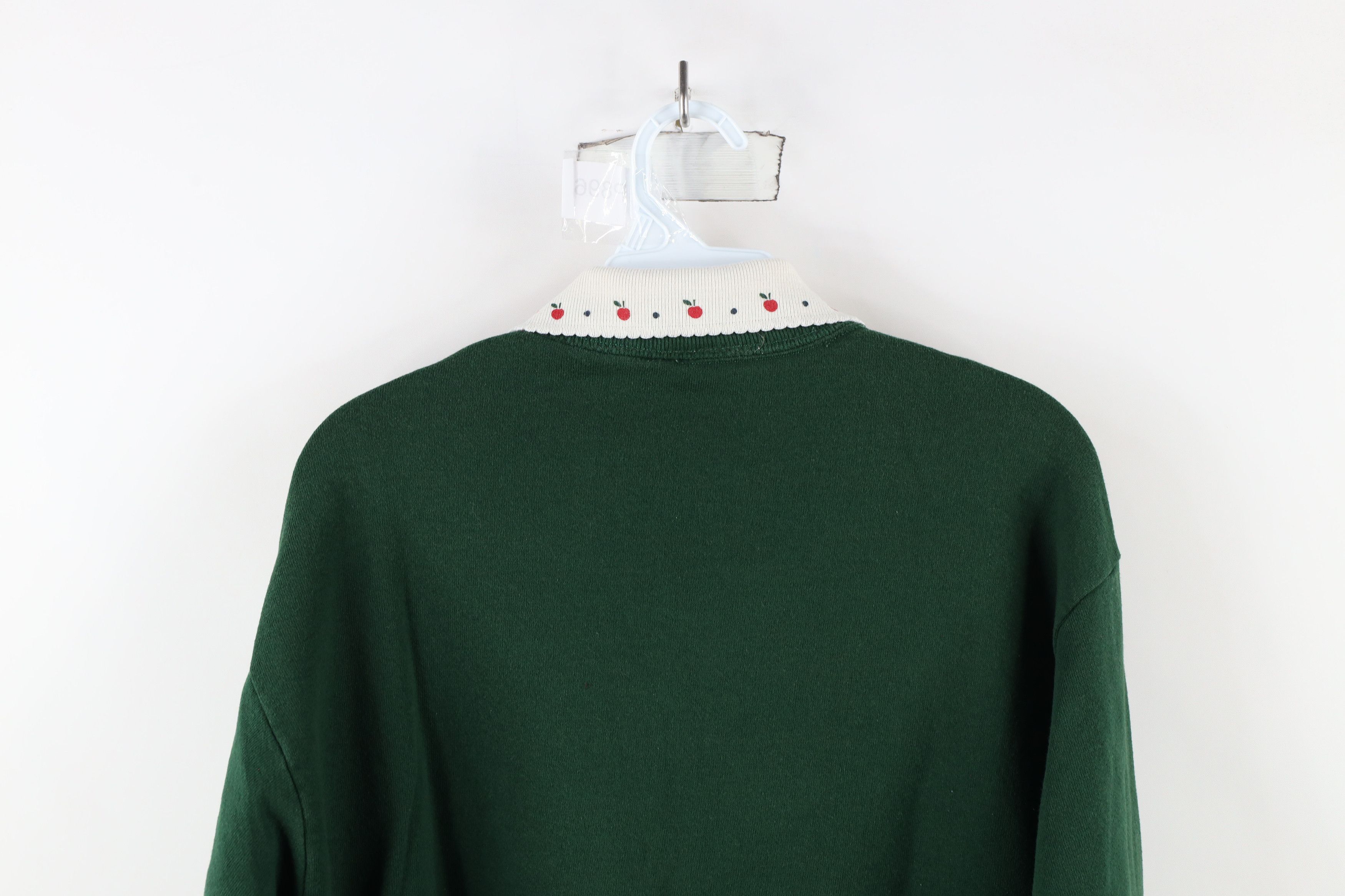 Vintage Vintage 90s Streetwear Is For Apple Collared Sweatshirt USA Size L / US 10 / IT 46 - 11 Thumbnail