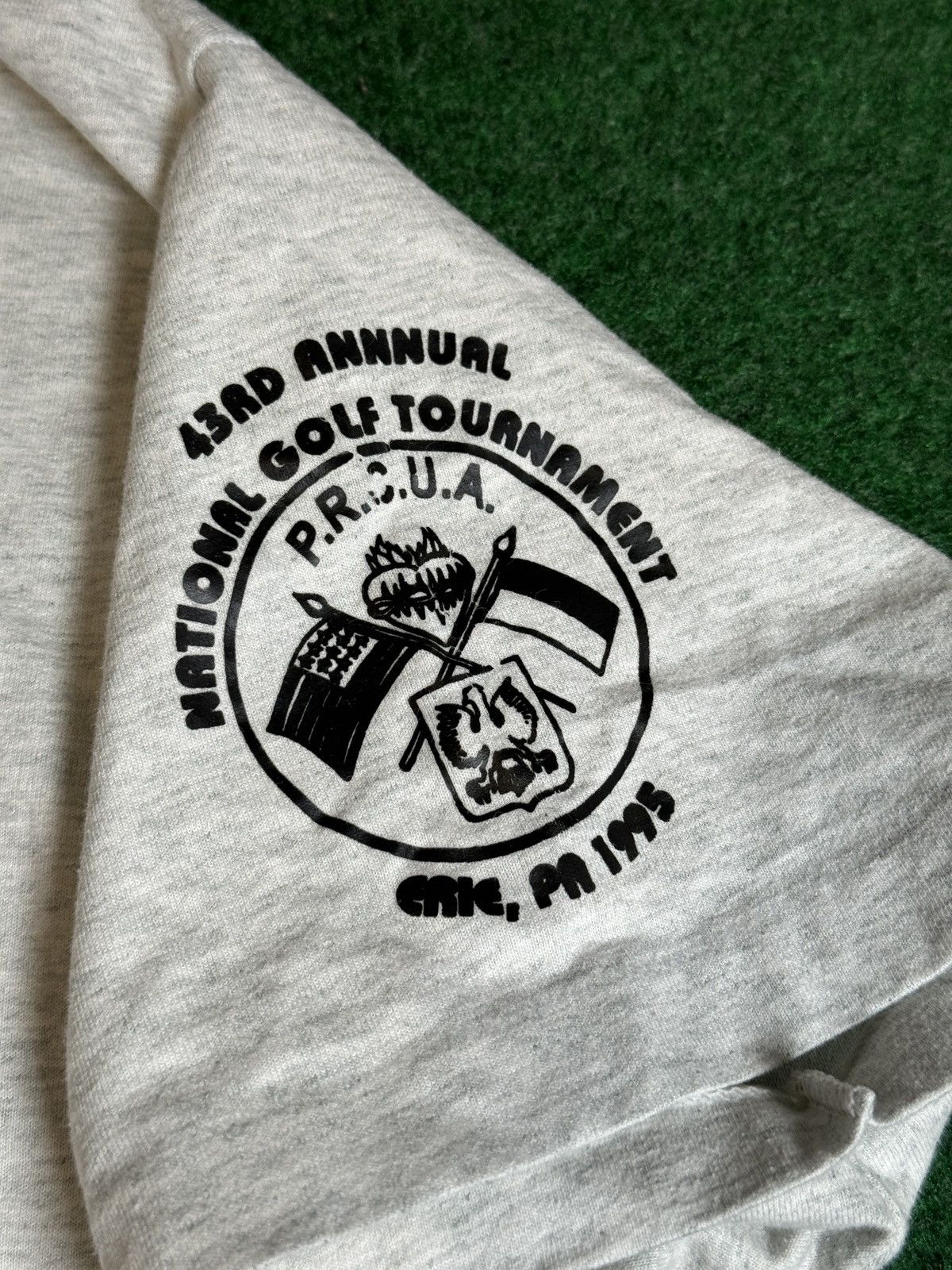 Fruit Of The Loom × Vintage Vtg 90s US Brig Niagara Perry Lake Erie Flagship T Shirt Size US XL / EU 56 / 4 - 3 Thumbnail