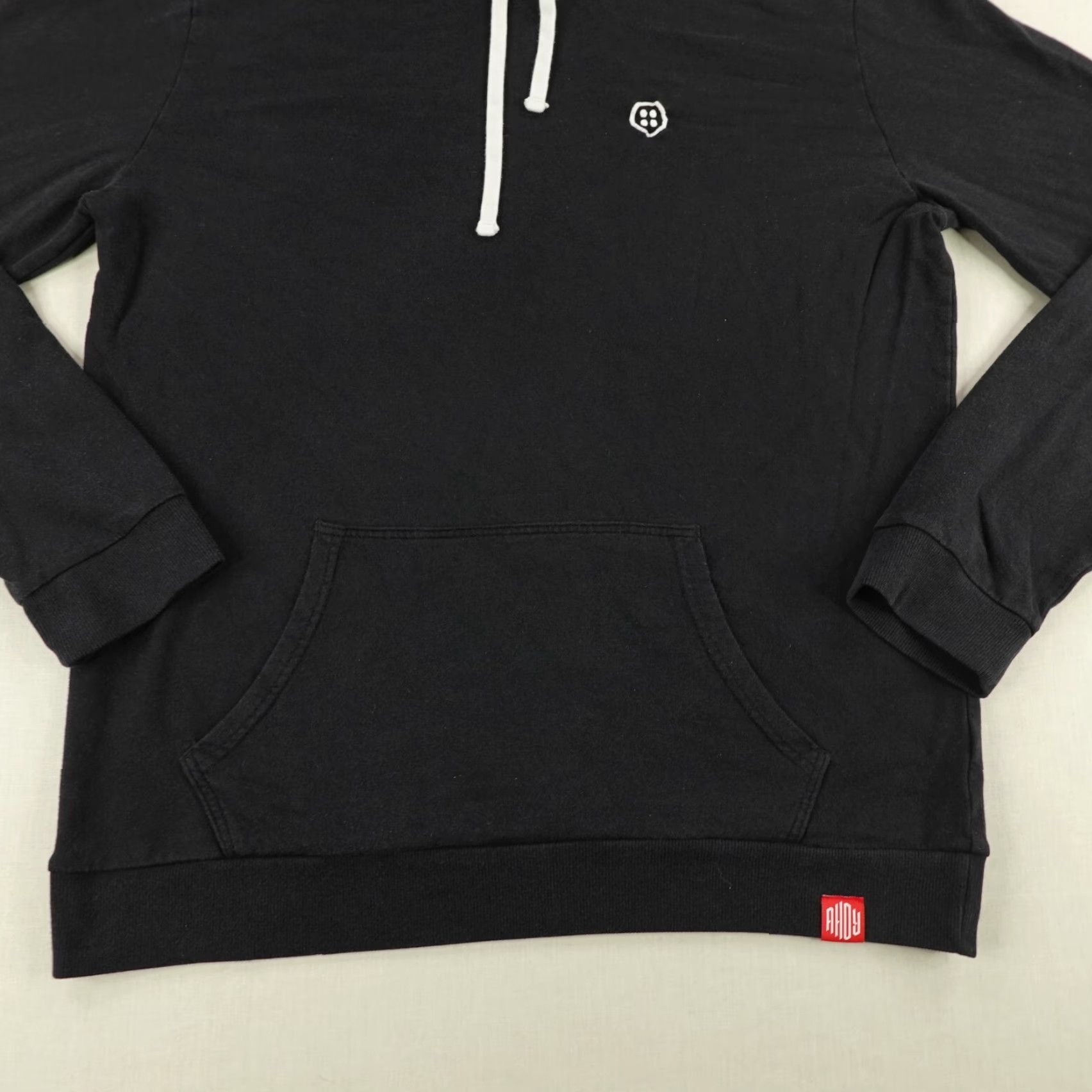 Marine Layer VINTAGE Marine Layer Hoodie Pullover Mens Large Black Solid USA Beach Outdoor Size US L / EU 52-54 / 3 - 4 Thumbnail