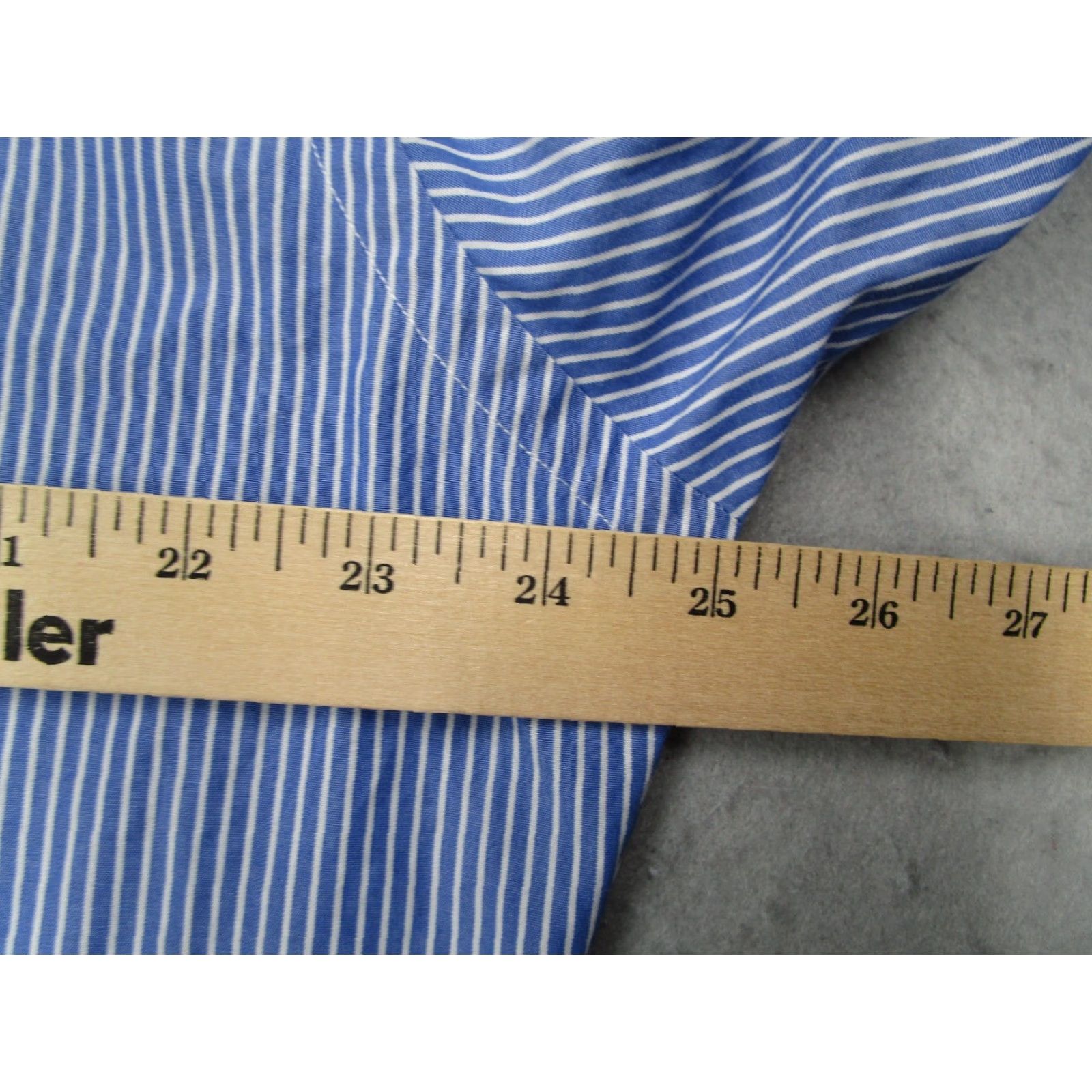Polo Ralph Lauren VINTAGE Polo Ralph Lauren Shirt Mens 16 34 Blue Striped Curham Made in Hong Kong Size US S / EU 44-46 / 1 - 6 Thumbnail