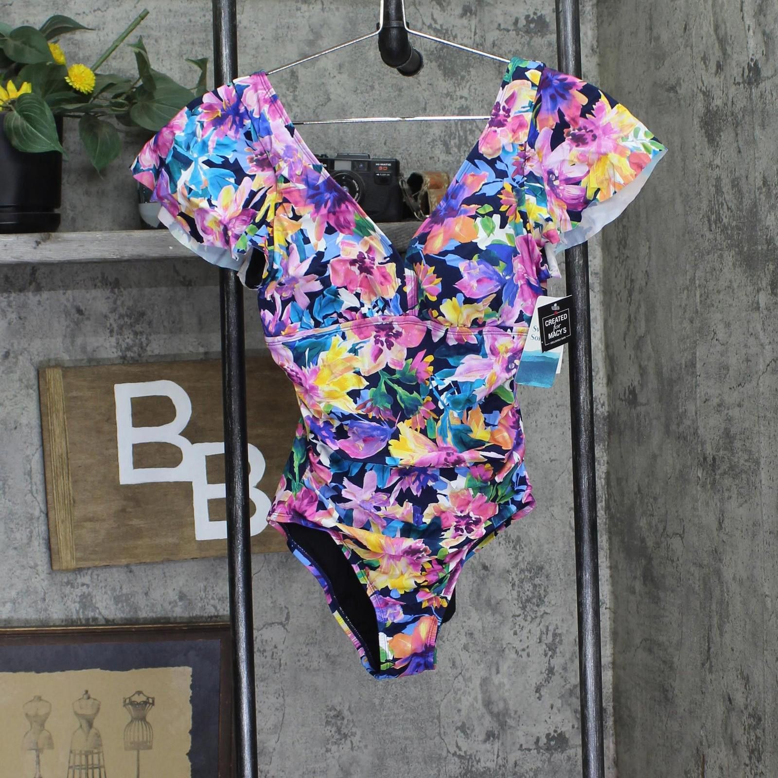 Other Swim Solutions Dreams One-piece Swimsuit Navy Blue Multi 8 Size ONE SIZE - 1 Thumbnail