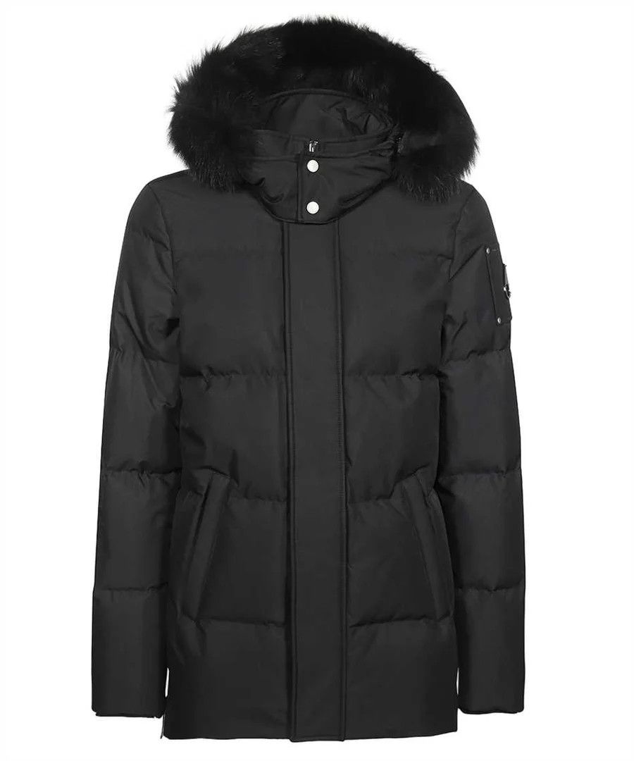 Moose Knuckles o1mle0624 Fur Hood Down Jacket in Black Size US XXL / EU 58 / 5 - 1 Thumbnail