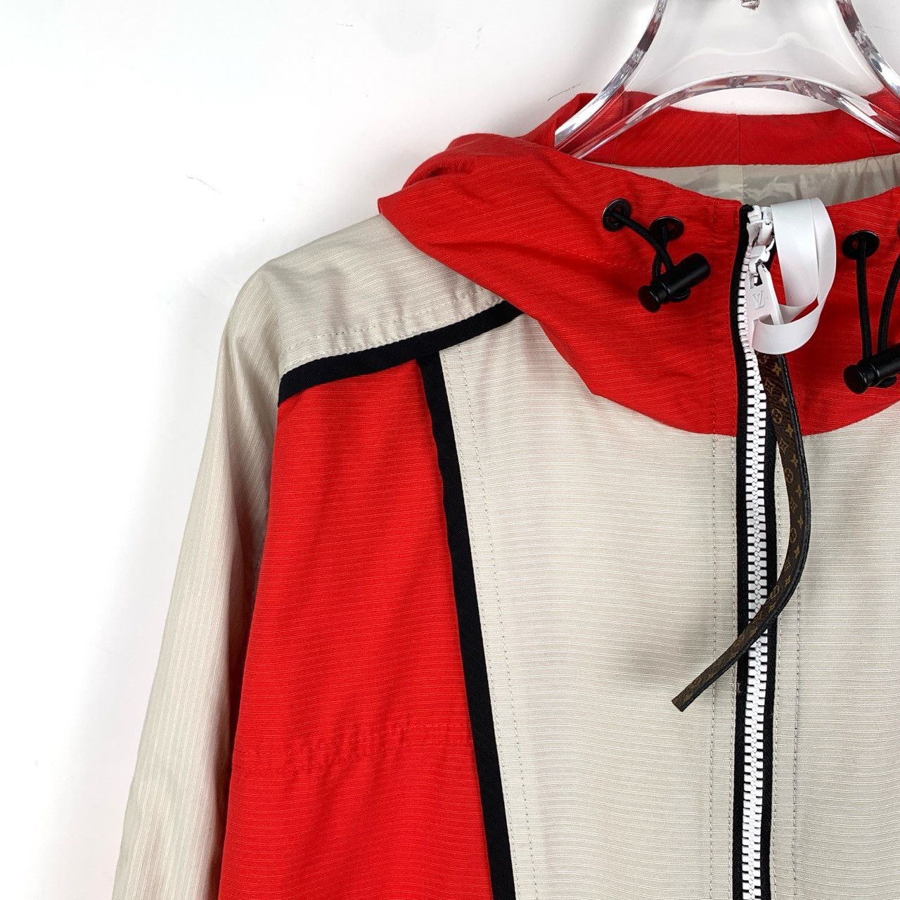 Louis Vuitton Louis Vuitton Patchwork Hooded Color Block Zip-Up Jacket Size XS / US 0-2 / IT 36-38 - 3 Thumbnail