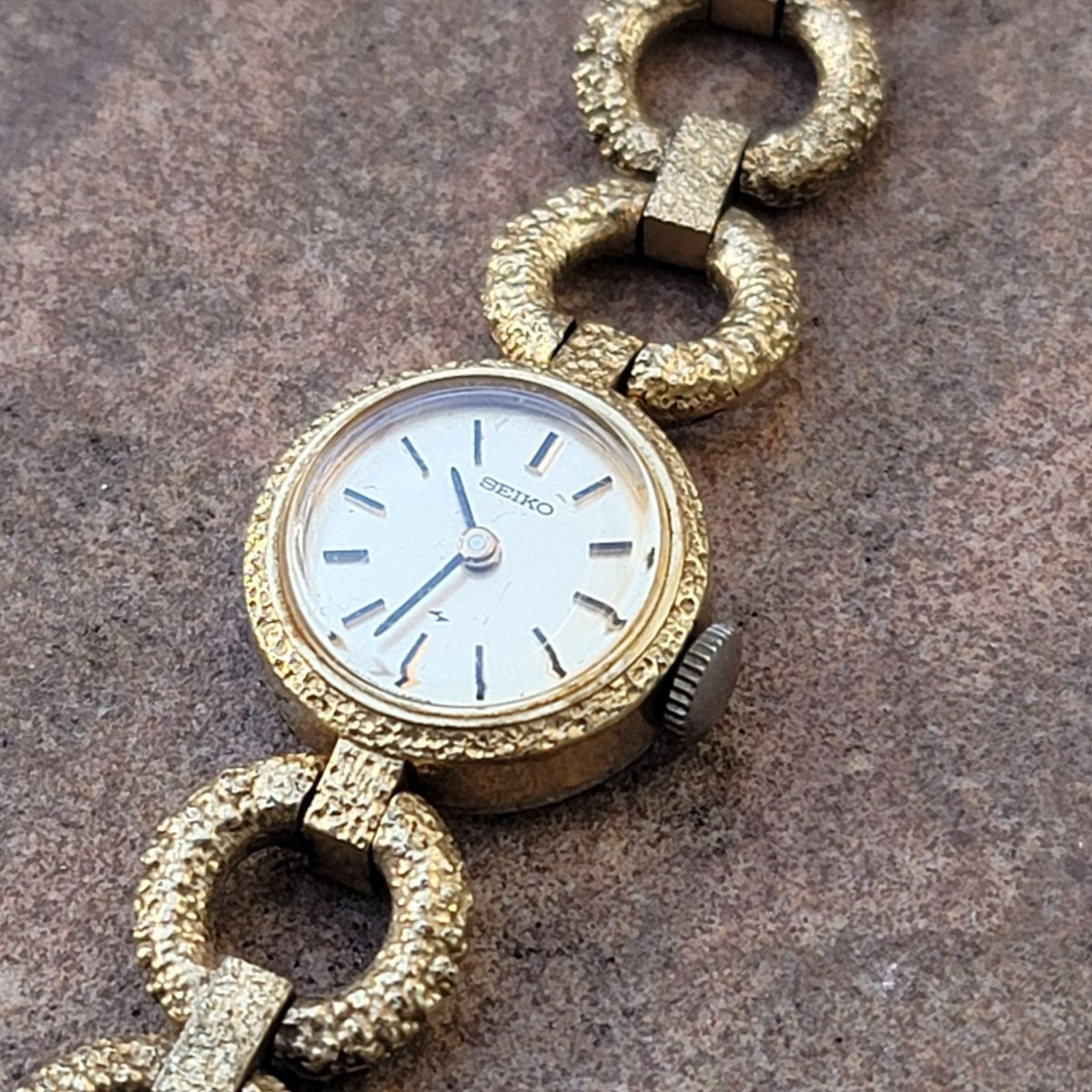Seiko Vtg Seiko Gold Tone Automatic Wind-up Watch Size ONE SIZE - 2 Thumbnail