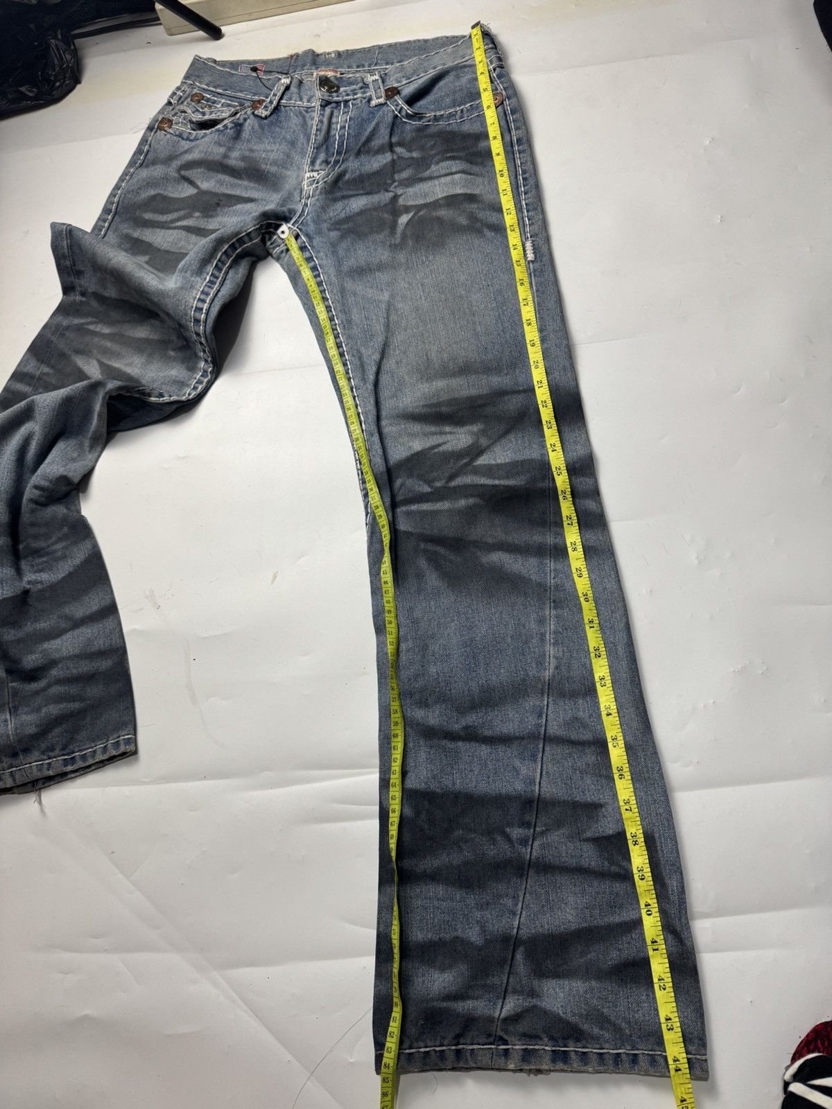 If Six Was Nine × Japanese Brand × True Religion true religion flared distressed denim jeans Size US 30 / EU 46 - 7 Thumbnail