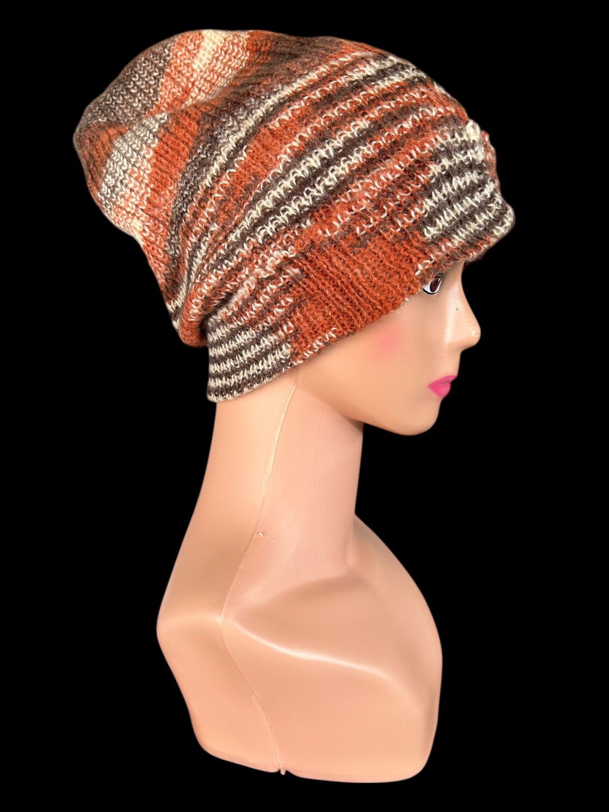 Japanese Brand × Kapital × Vintage Crochet Knitted Handmade Beanie Hats Size ONE SIZE - 1 Thumbnail
