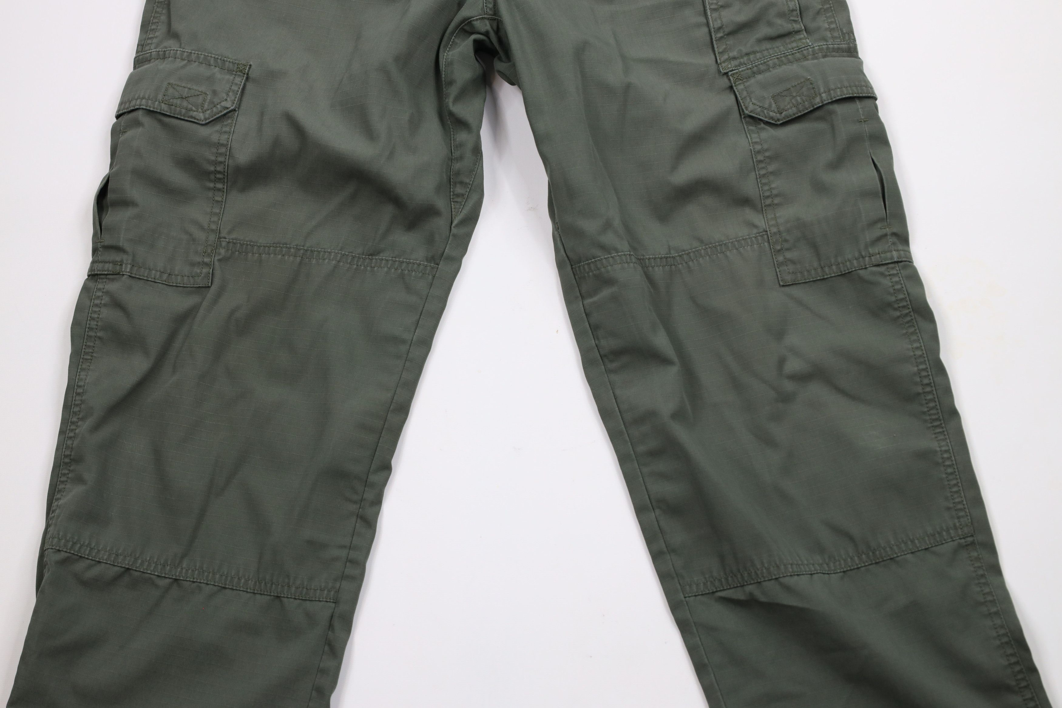 Vintage 5.11 Tactical Series Faded Ripstop Uniform Cargo Pants Green Size US 32 / EU 48 - 3 Thumbnail