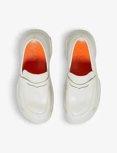 o1y1025 Leather Loafers in Off-White