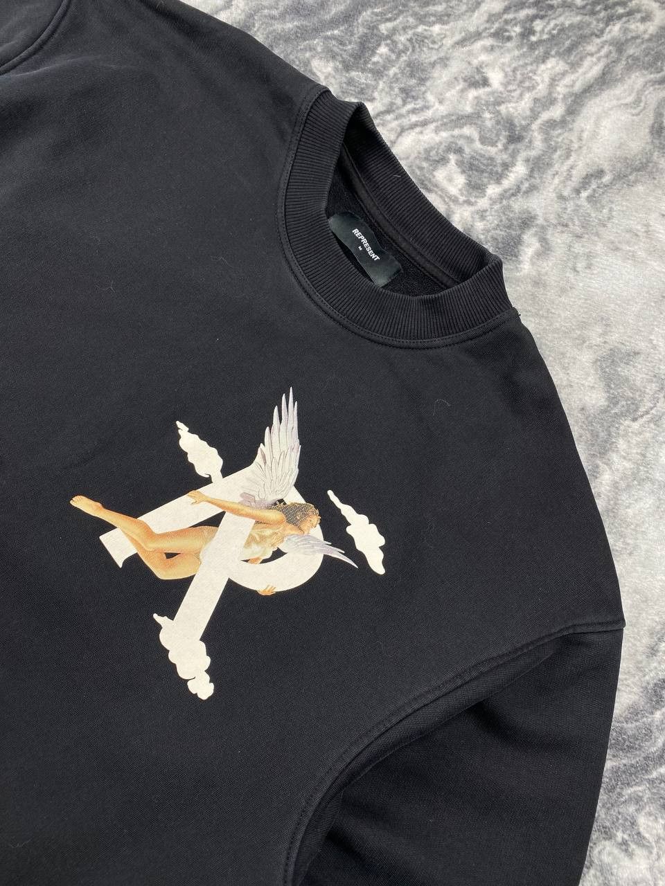 Represent Clo. Represent Storms In Heaven Big Logo Sweatshirt Men Size M Size US M / EU 48-50 / 2 - 10 Thumbnail
