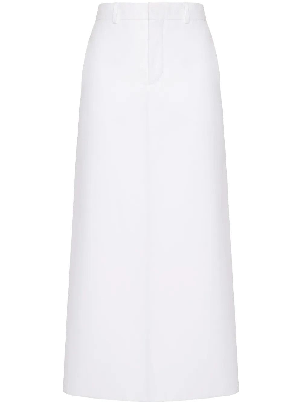 Valentino o1y0326 Midi Skirt in White Size 27" / US 4 / IT 40 - 1 Thumbnail