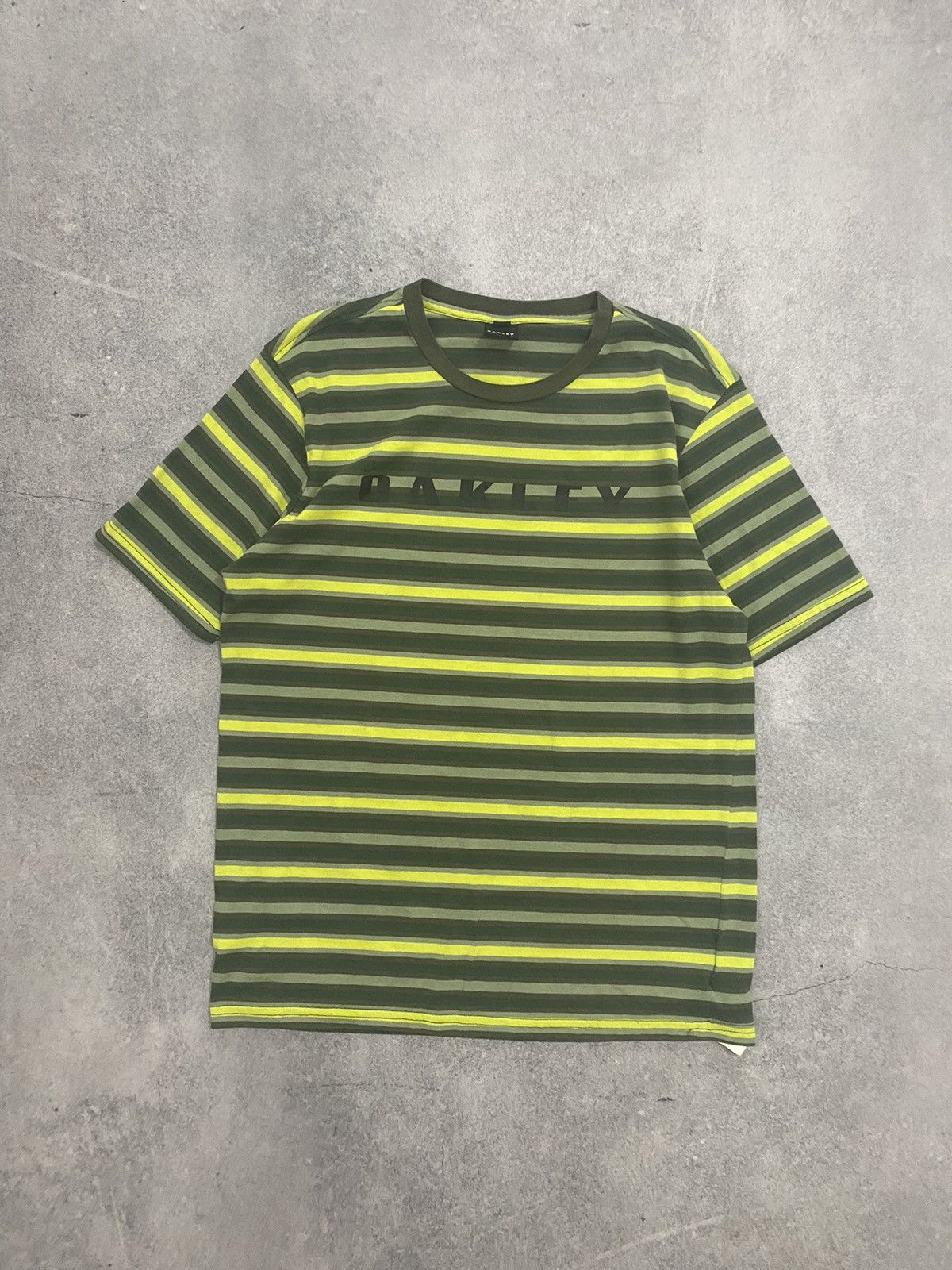 Oakley Oakley T Shirt Short Sleeve Multiple Stripes Night Forest Size US M / EU 48-50 / 2 - 1 Thumbnail