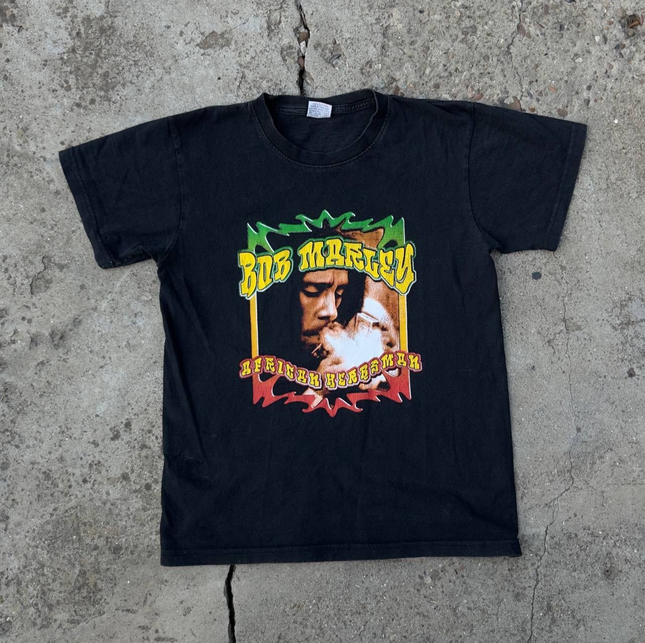 Bob Marley × Vintage Bob Marley rastaman t-shirt Size M / US 6-8 / IT 42-44 - 2 Thumbnail