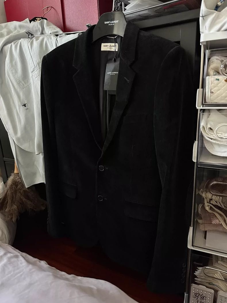 Saint Laurent Paris Saint Laurent Paris Saint Laurent Paris Corduroy suit jack Size US M / EU 48-50 / 2 - 1 Thumbnail