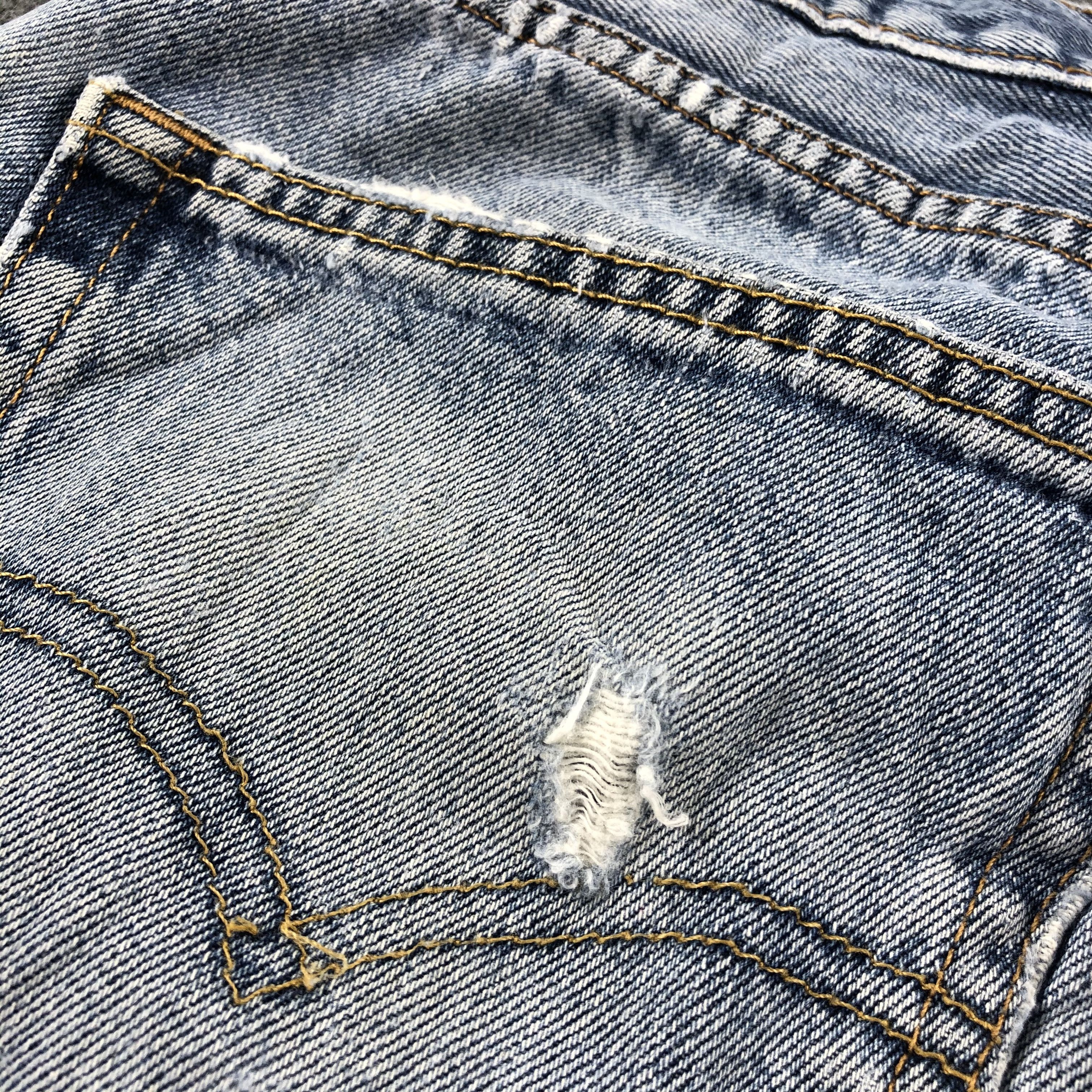 Levi's Vintage Blue Wash Levis 505 Jeans-J2477 Size US 36 / EU 52 - 8 Thumbnail
