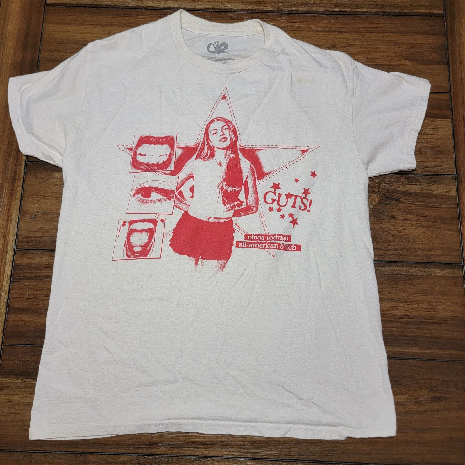 Other Olivia Rodrigo Unisex Tee "GUTS! All American B*tch" -Large* Size L / US 10 / IT 46 - 1 Thumbnail