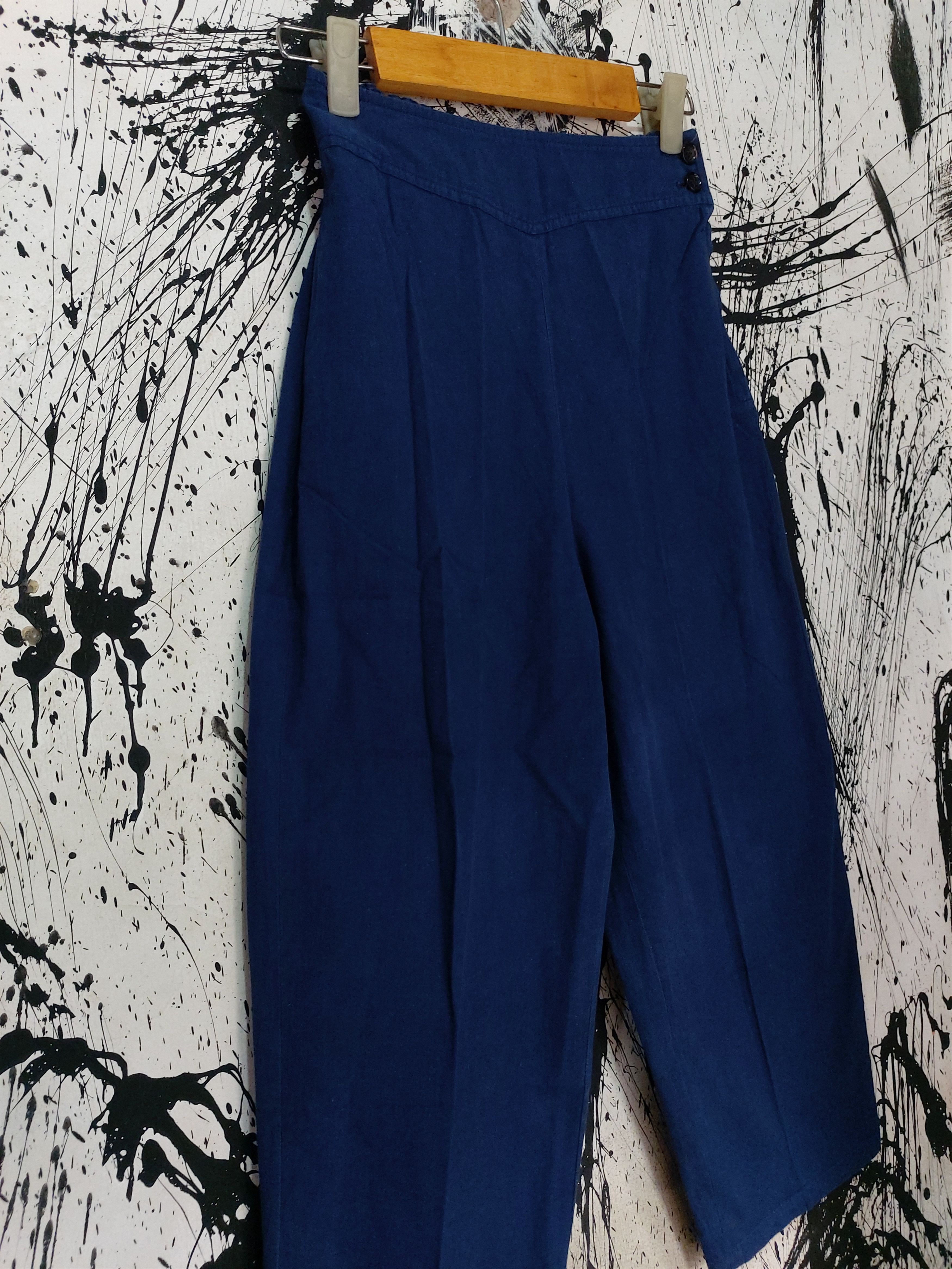 Comme des Garcons COMME DES GARCONS AD 1995 WIDE-LEG PANTS Size 29" - 2 Thumbnail