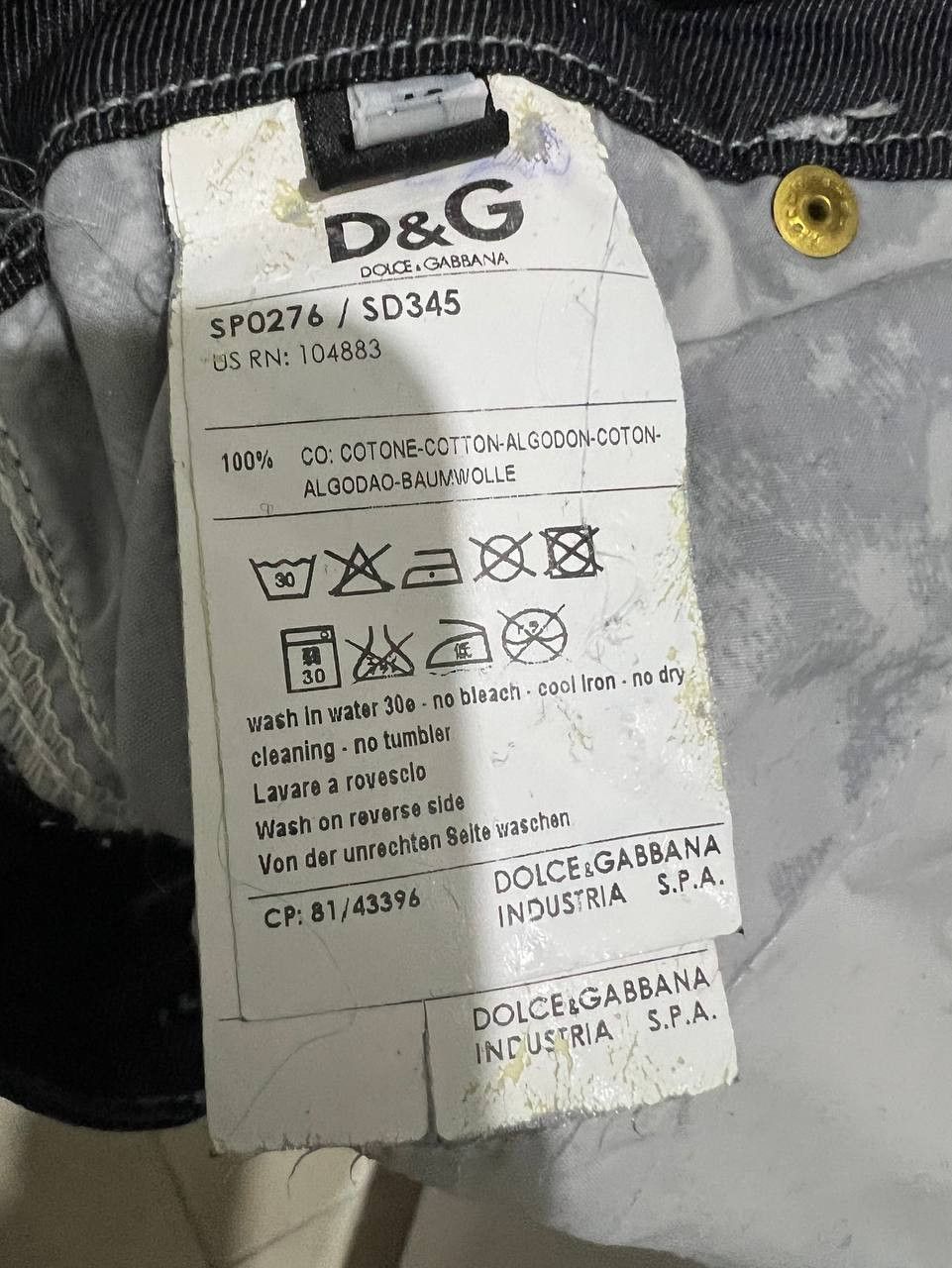 Dolce & Gabbana Dolce&Gabbana Vintage Flare Faded Jeans Size 28" / US 6 / IT 42 - 16 Thumbnail