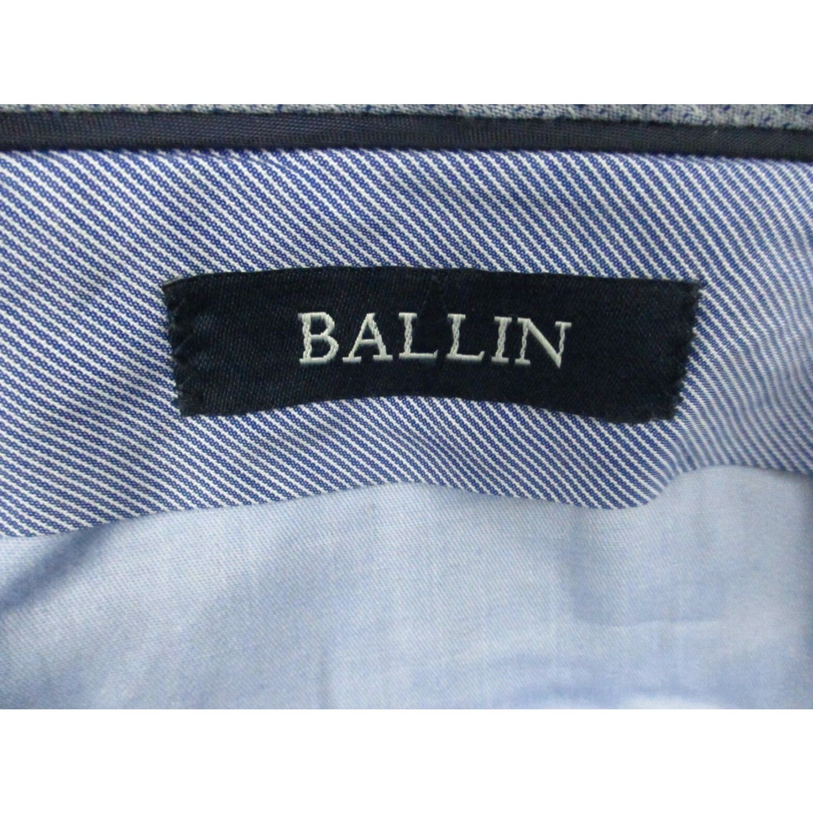 Vintage BALLIN Dress Pants Mens 36 x 29 Gray Wool Super 120's Comfort EZE Cuffed Dress Pants Mens 36 x 29 Gray Wool Comfort EZE Cuffed Size US 36 / EU 52 - 4 Thumbnail