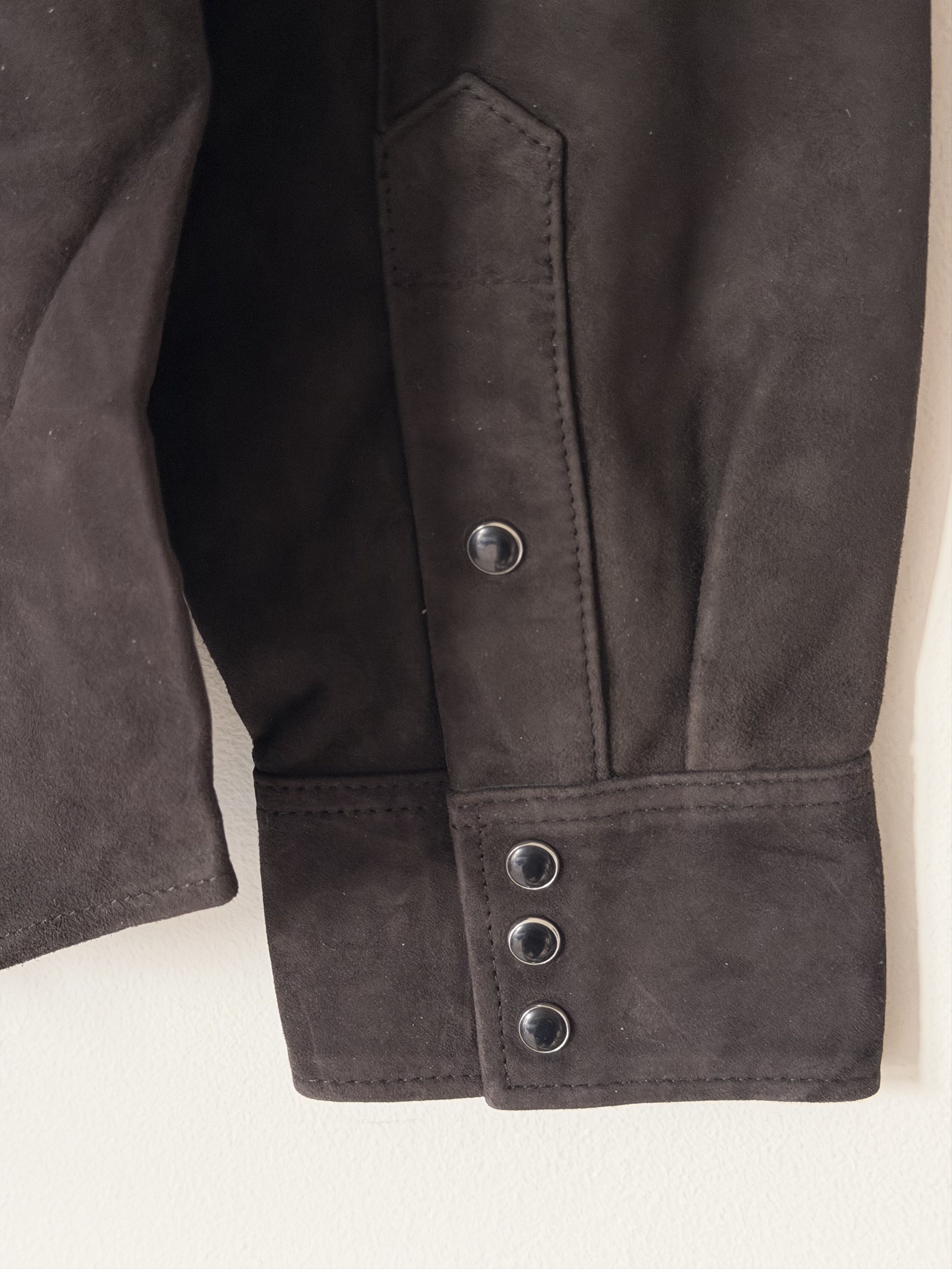 DENIM TEARS Denim Tears Suede Shirt in Coffee Brown Size US L / EU 52-54 / 3 - 8 Thumbnail