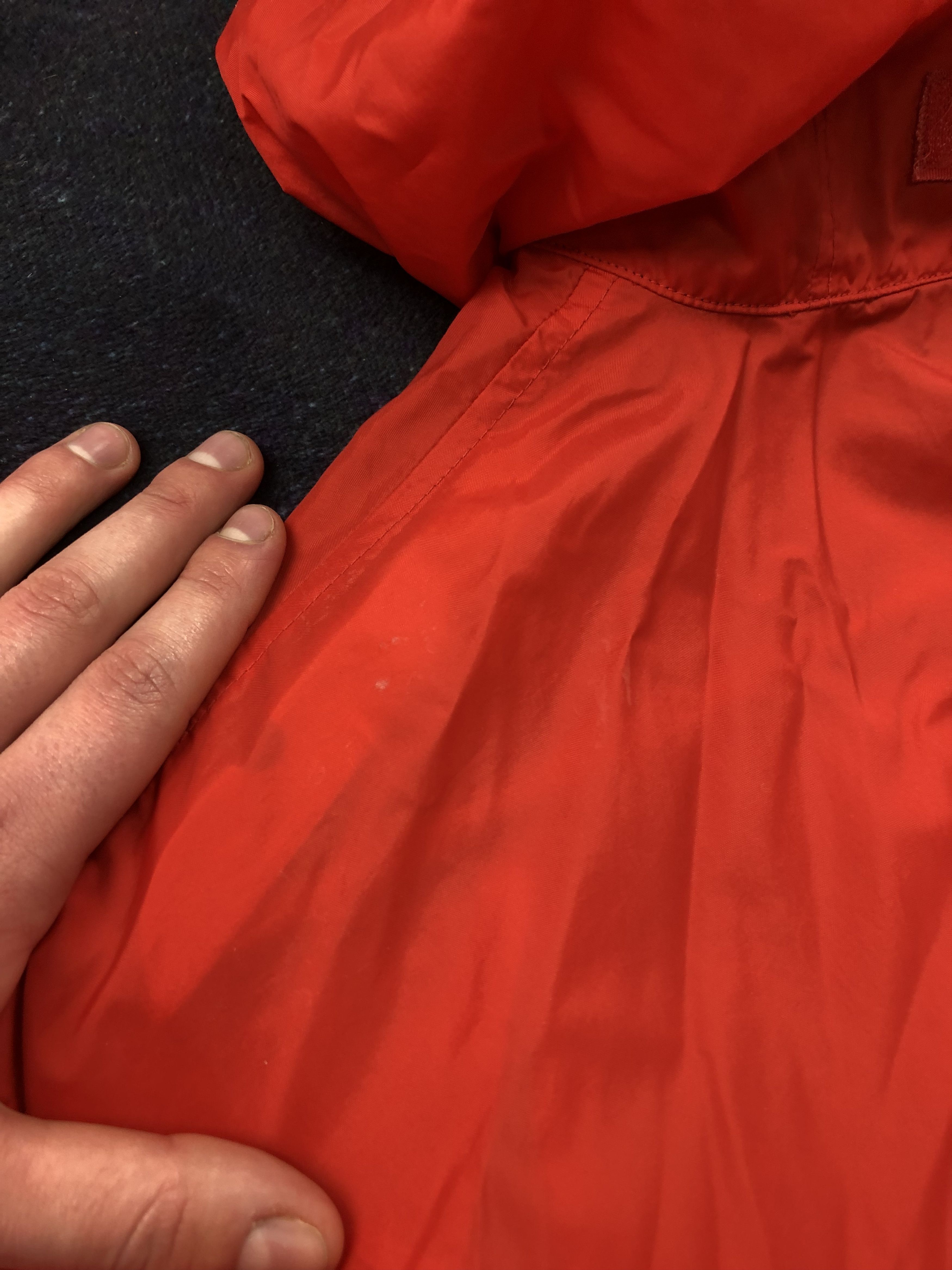 Nike NIKE Vintage 1990s Nylon Hype Jacket Big Logo Red Black Size US M / EU 48-50 / 2 - 19 Thumbnail