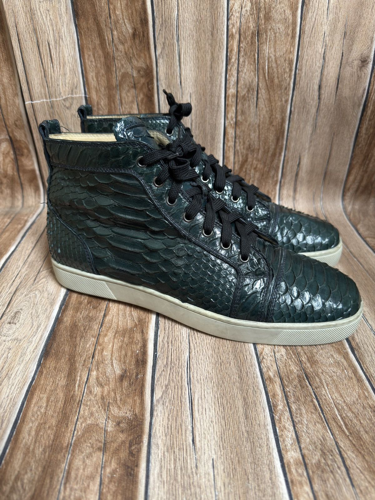 Christian Louboutin 🕷️🔋Louis python sneaker Size US 13 / EU 46 - 1 Thumbnail