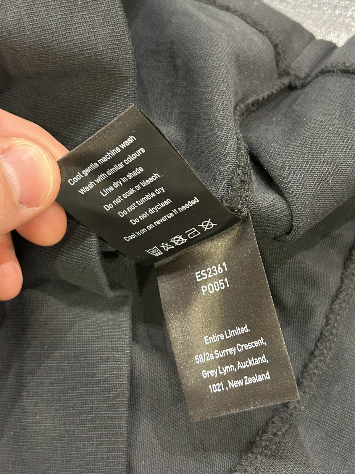 Entire Studios Entire Studios Heavy Pocket Tee - Black Size US S / EU 44-46 / 1 - 5 Thumbnail