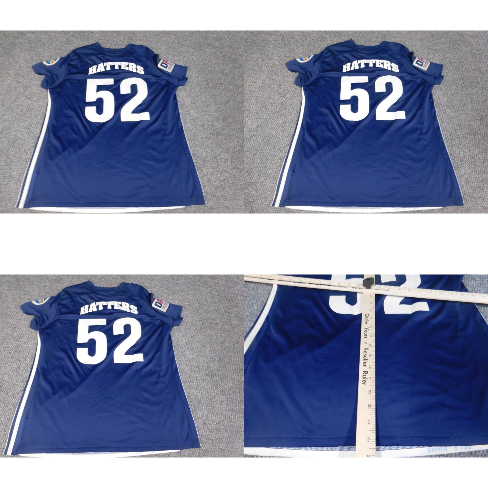 Adidas Adidas Shirt Womens XL Blue Jersey Short Sleeve Pullover Round Neck T-Shirt Regular Basic Casual Rose Pattern Knit Polyester Rayon Sportswear Size XL / US 12-14 / IT 48-50 - 8 Thumbnail