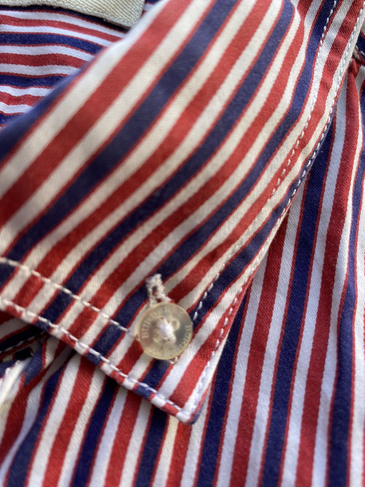 Burberry 🔥Burberry brit button down shirt luxury vintage mens Size US M / EU 48-50 / 2 - 13 Thumbnail