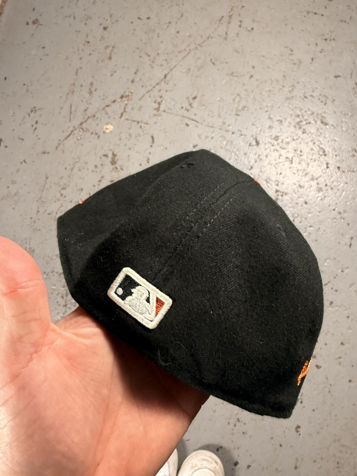 New Era Black And Orange San Fransisco Giants Fitted Size ONE SIZE - 3 Thumbnail