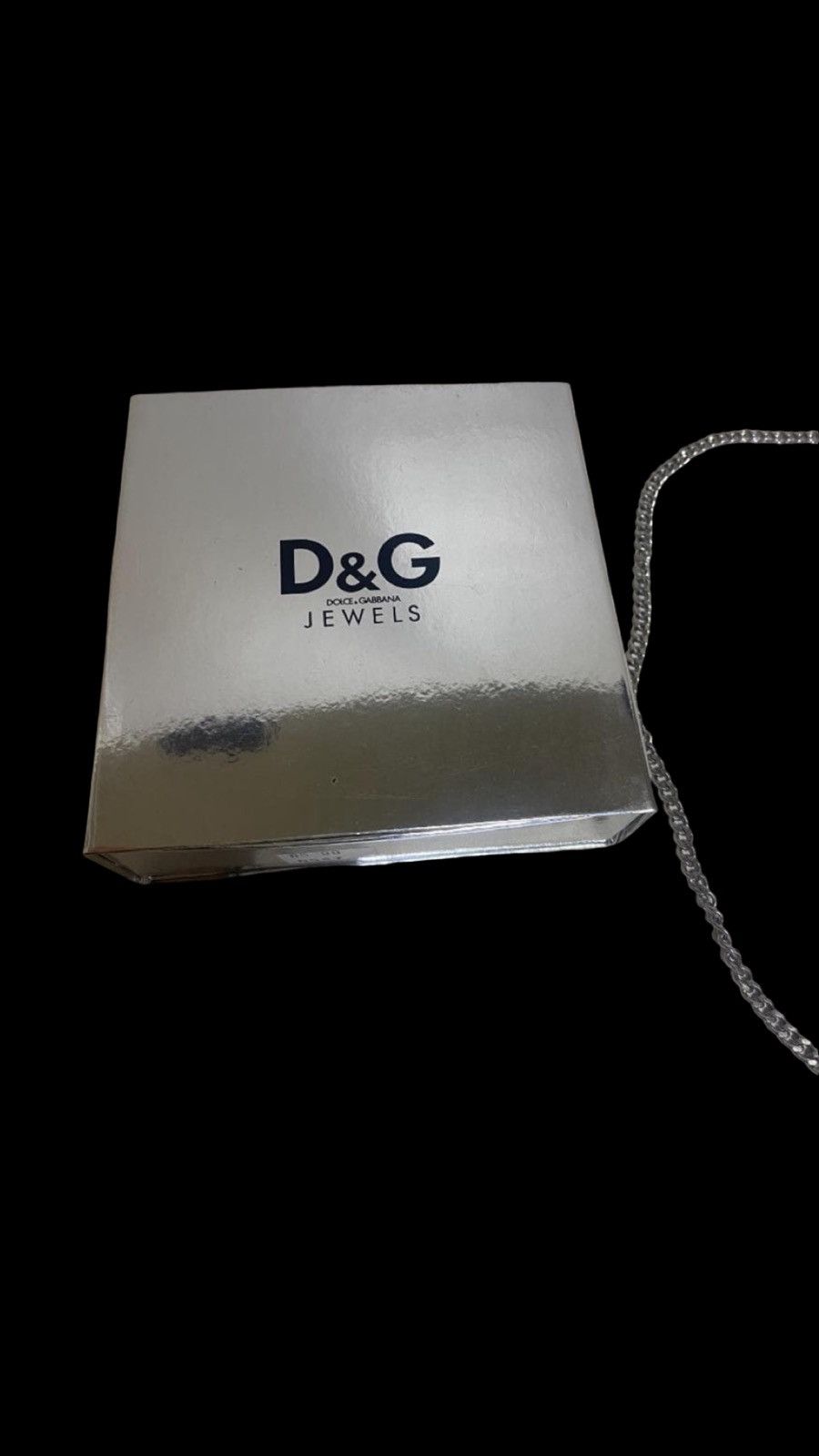 Dolce & Gabbana D&G Dolce & Gabbana Archival Dual Dog Tag Necklace - Silver Size ONE SIZE - 5 Thumbnail