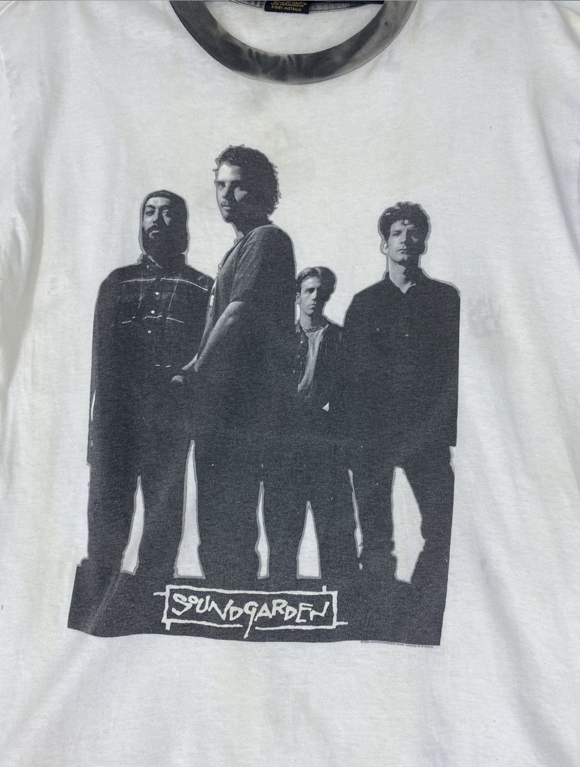 Band Tees Vintage 1995 rare Soundgarden lineup Size US M / EU 48-50 / 2 - 2 Thumbnail