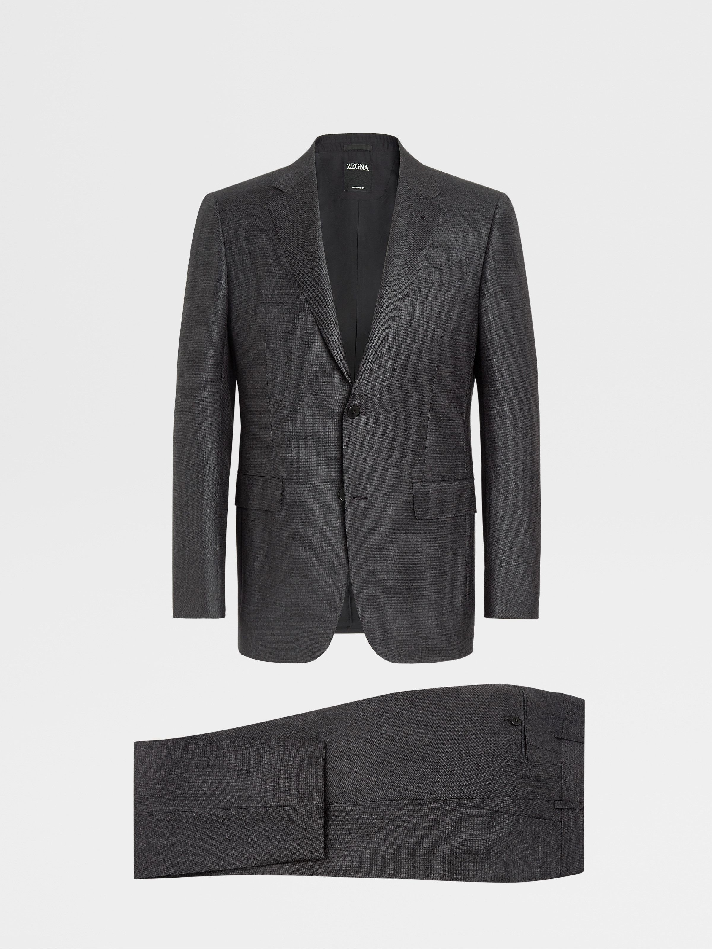 Ermenegildo Zegna o1s1rm0225 R8CS011A8 Suit in Dark Grey Size US M / EU 48-50 / 2 - 1 Thumbnail