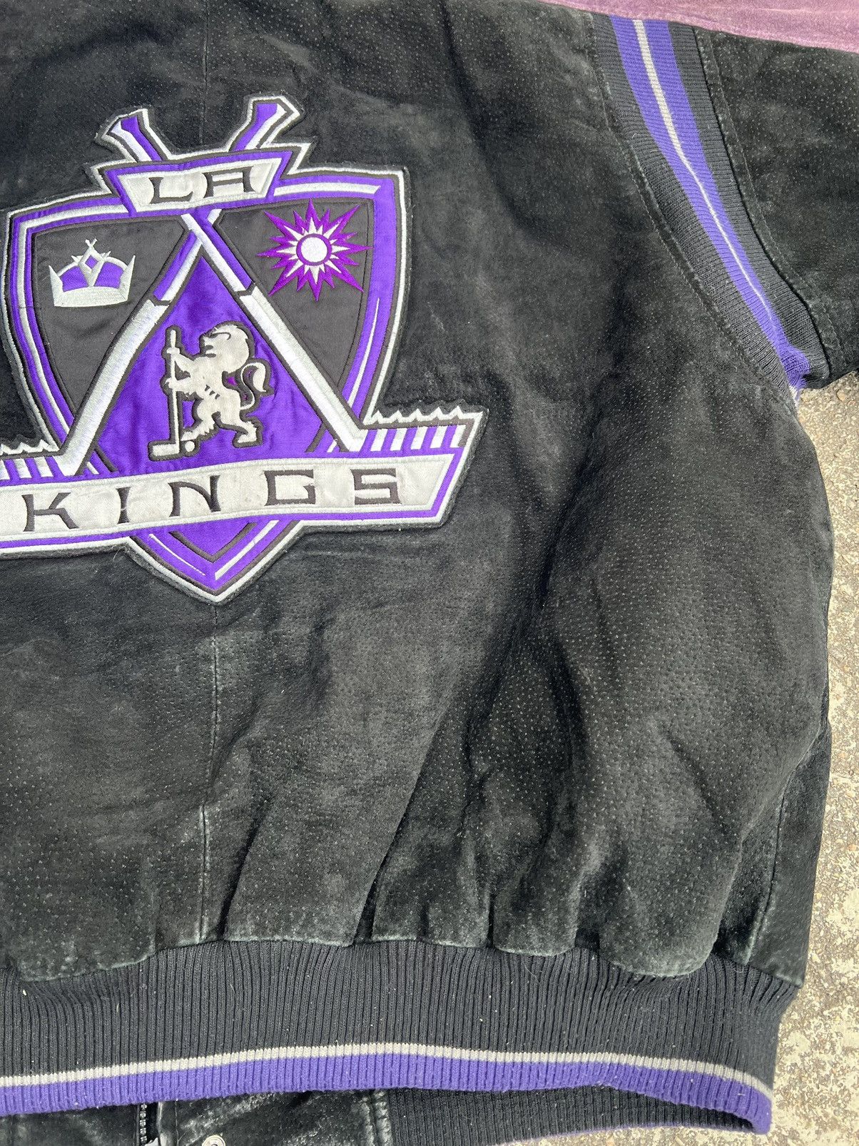 NFL × Vintage Vintage Purple 🏒NFL 🏒KINGS Bomber Size US XXL / EU 58 / 5 - 14 Thumbnail