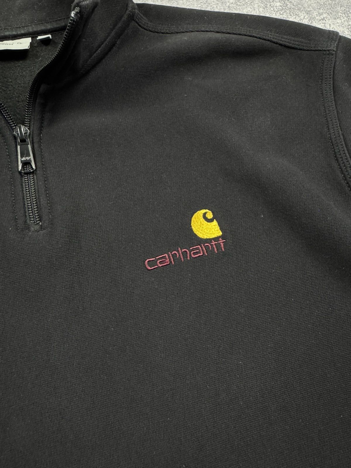Carhartt Rare Vintage 1/3 Zip Sweatshirt Carhartt Small Logo Y2K Size US L / EU 52-54 / 3 - 5 Thumbnail