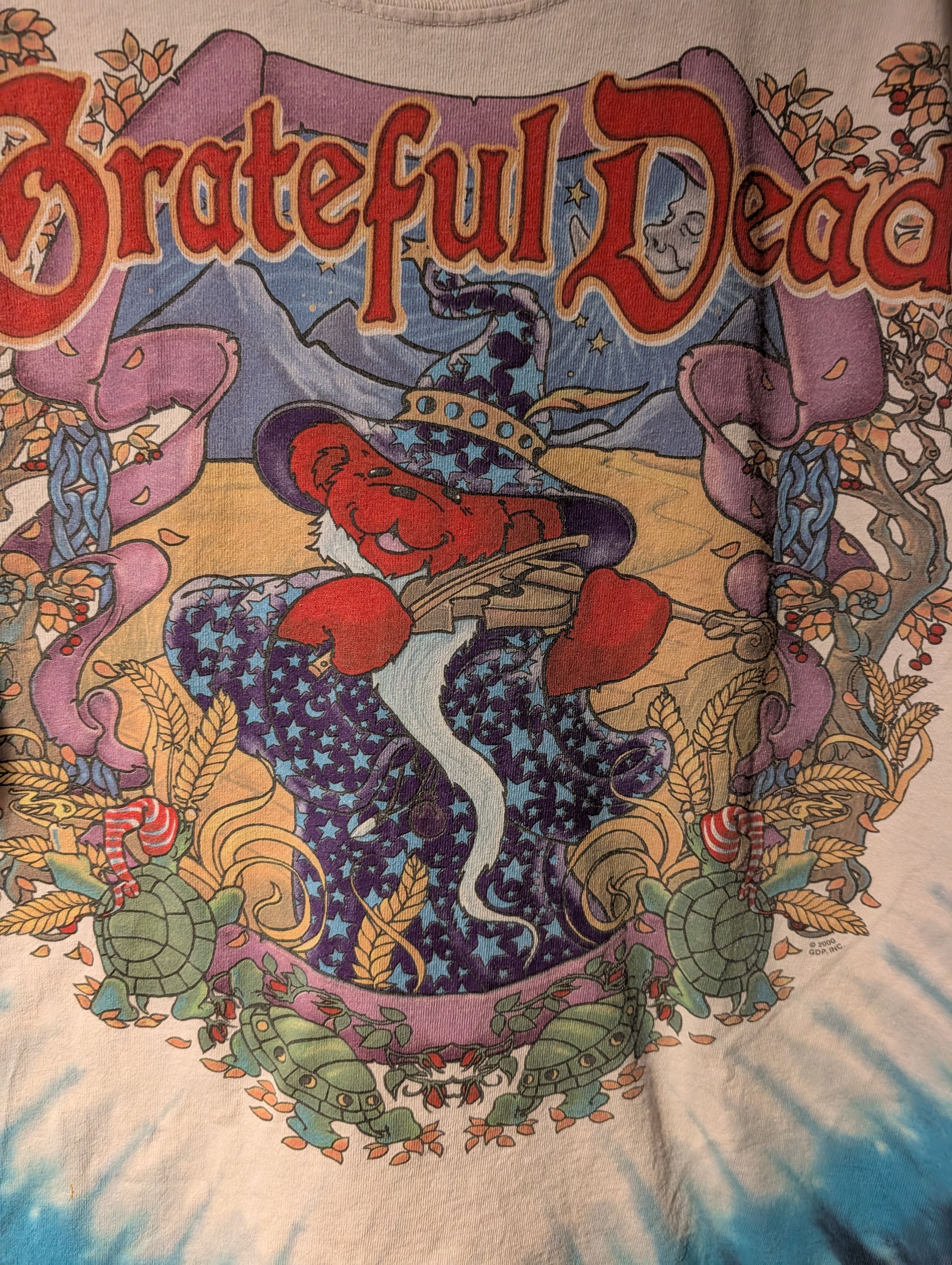 Liquid Blue Vintage Grateful Dead Terrapin Moon Liquid Blue T Shirt Size US M / EU 48-50 / 2 - 2 Thumbnail