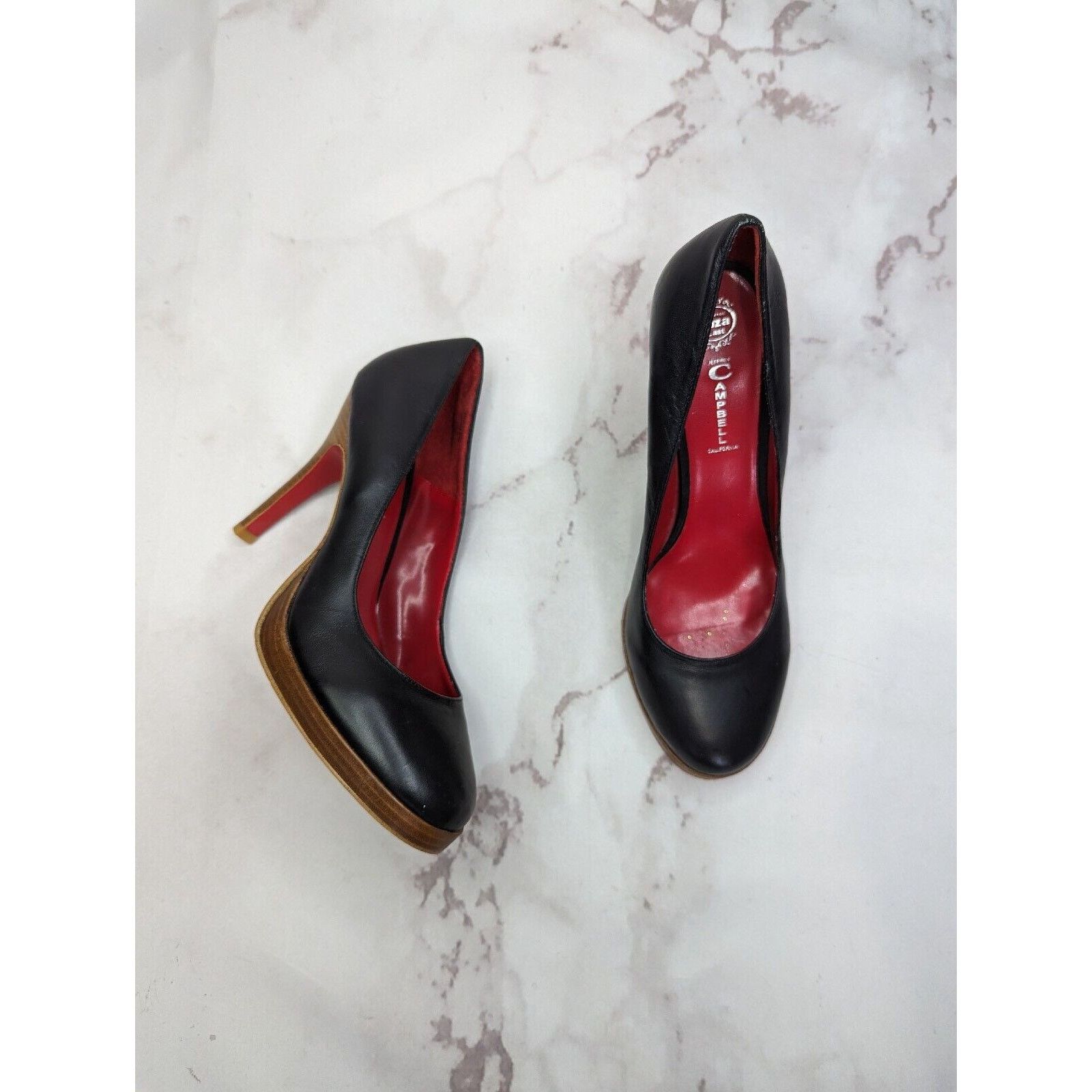 Jeffrey Campbell Jeffrey Campbell Stiletto Women 10 Black Heel Pumps Ibiza Size US 10 / IT 40 - 11 Thumbnail