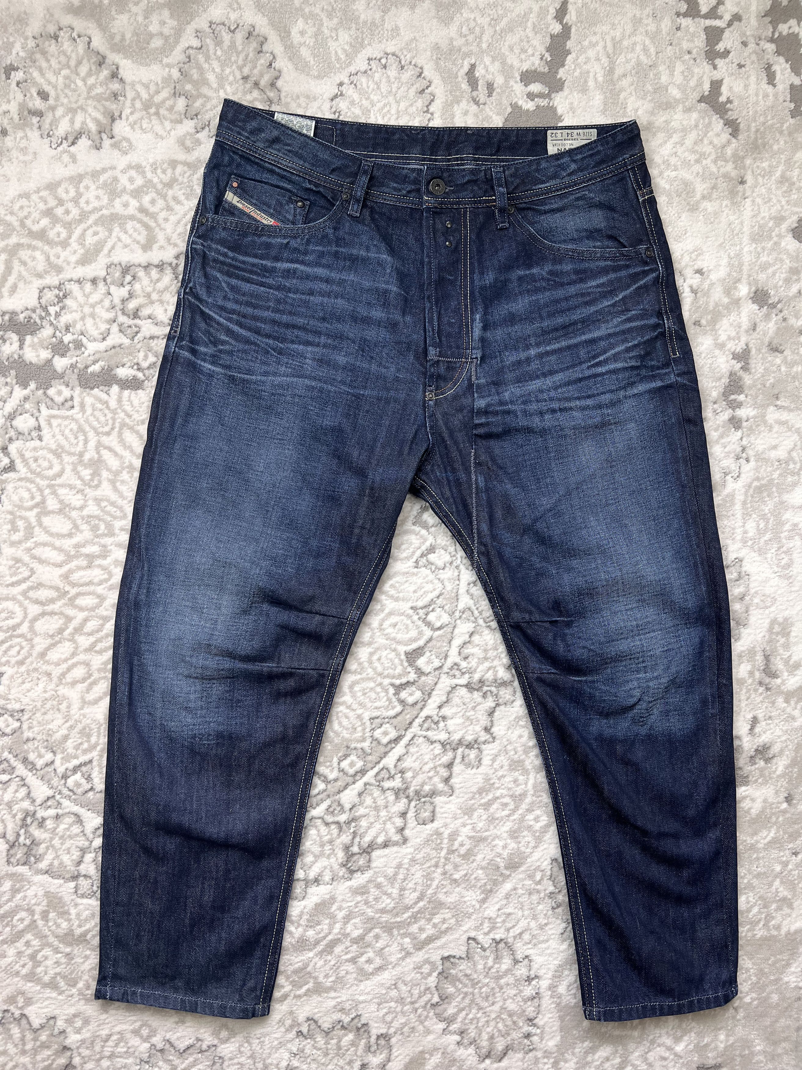 Diesel Diesel Jeans Mens Narrot Regular/Carrot Wash 0073N W34 Size US 34 / EU 50 - 1 Thumbnail