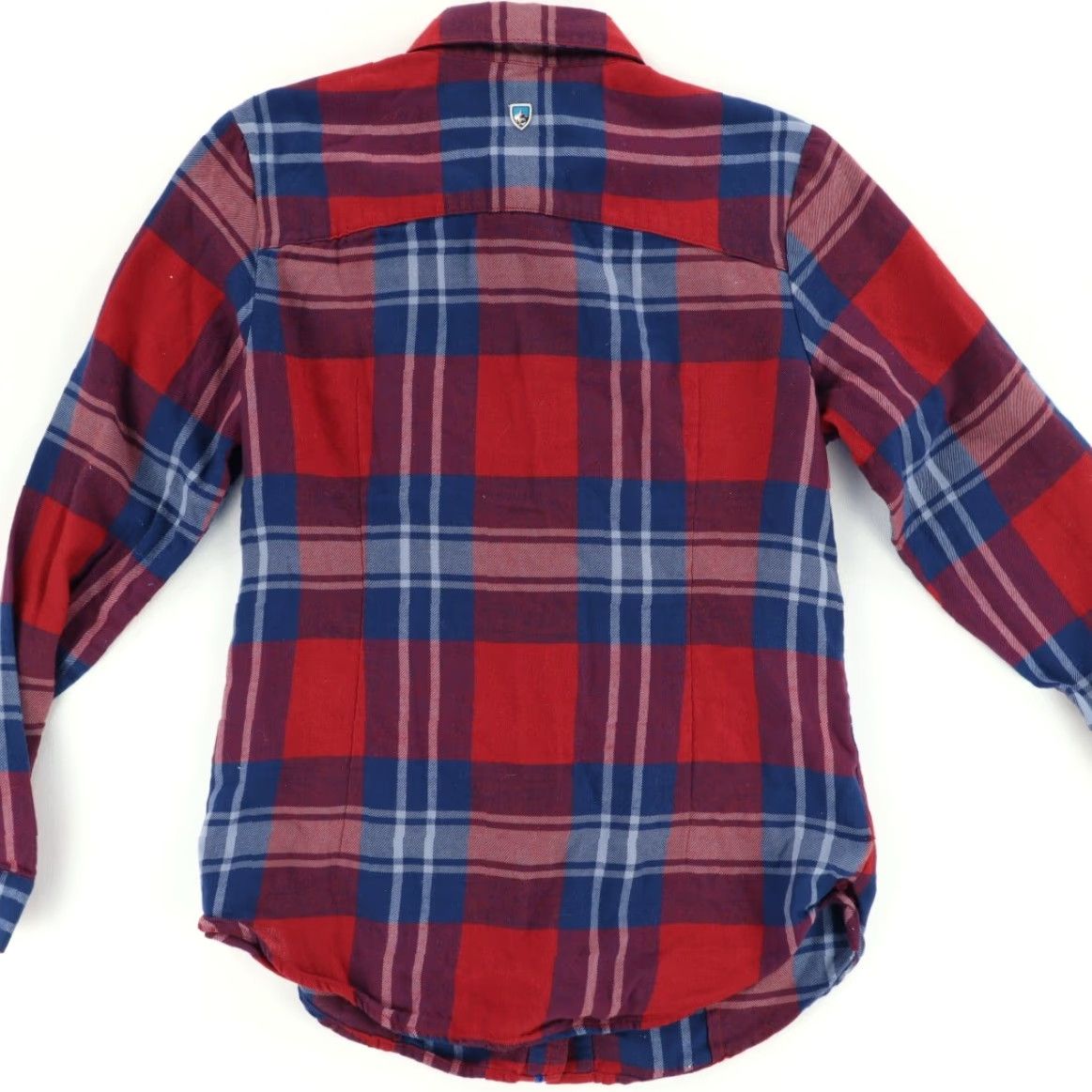 Vintage Kuhl Light Flannel Plaid Long Sleeve Button Up Shirt Red Women's S Size S / US 4 / IT 40 - 4 Thumbnail