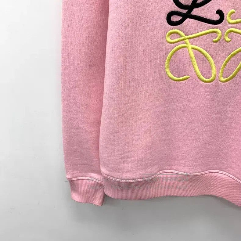 Loewe Loewe Pink Logo Embroidered Crewneck Sweatshirt Size S / US 4 / IT 40 - 4 Thumbnail
