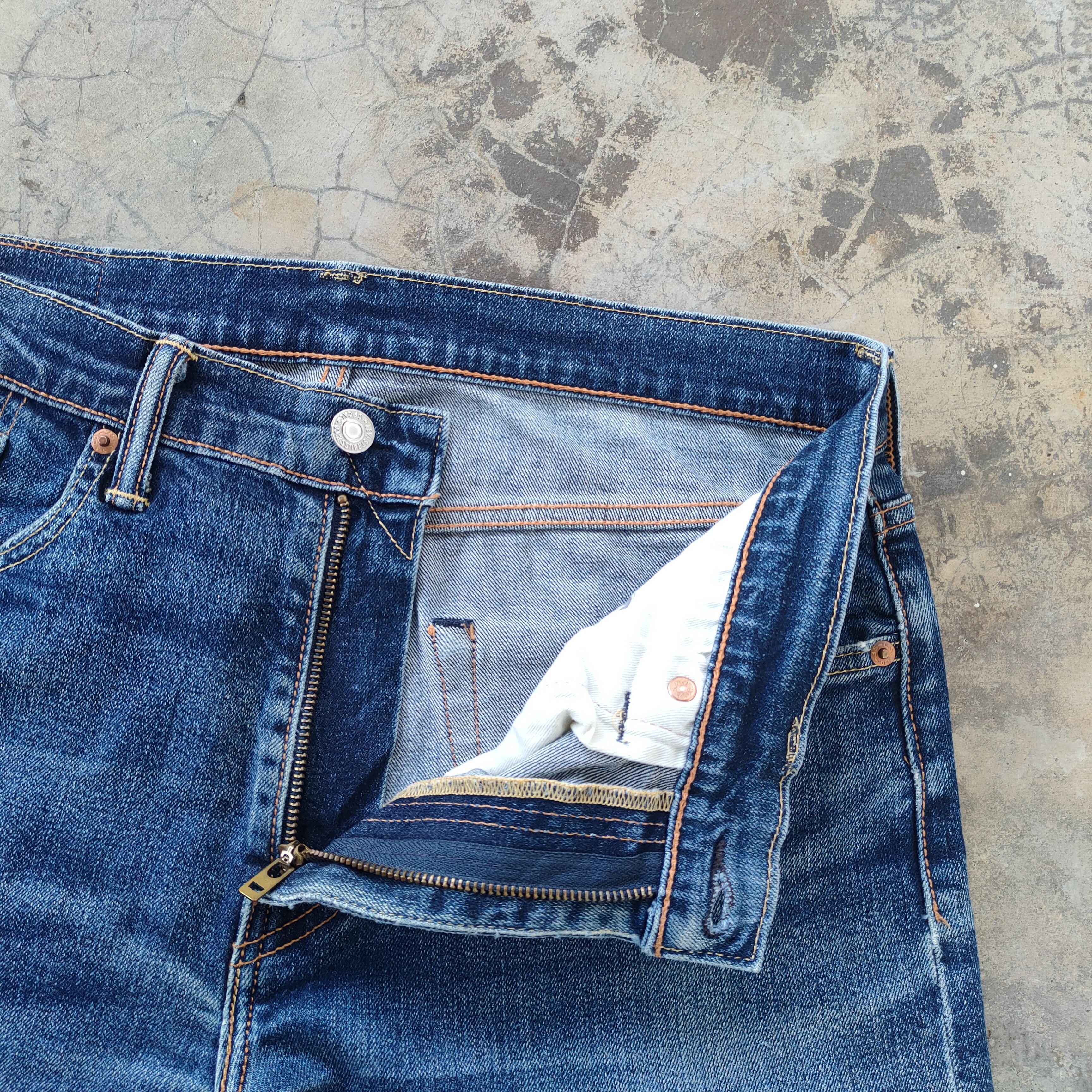 Jean × Levi's W32 VINTAGE LEVI'S 502 FADED DISTRESSED RIPPED JEANS PANTS Size US 32 / EU 48 - 7 Thumbnail