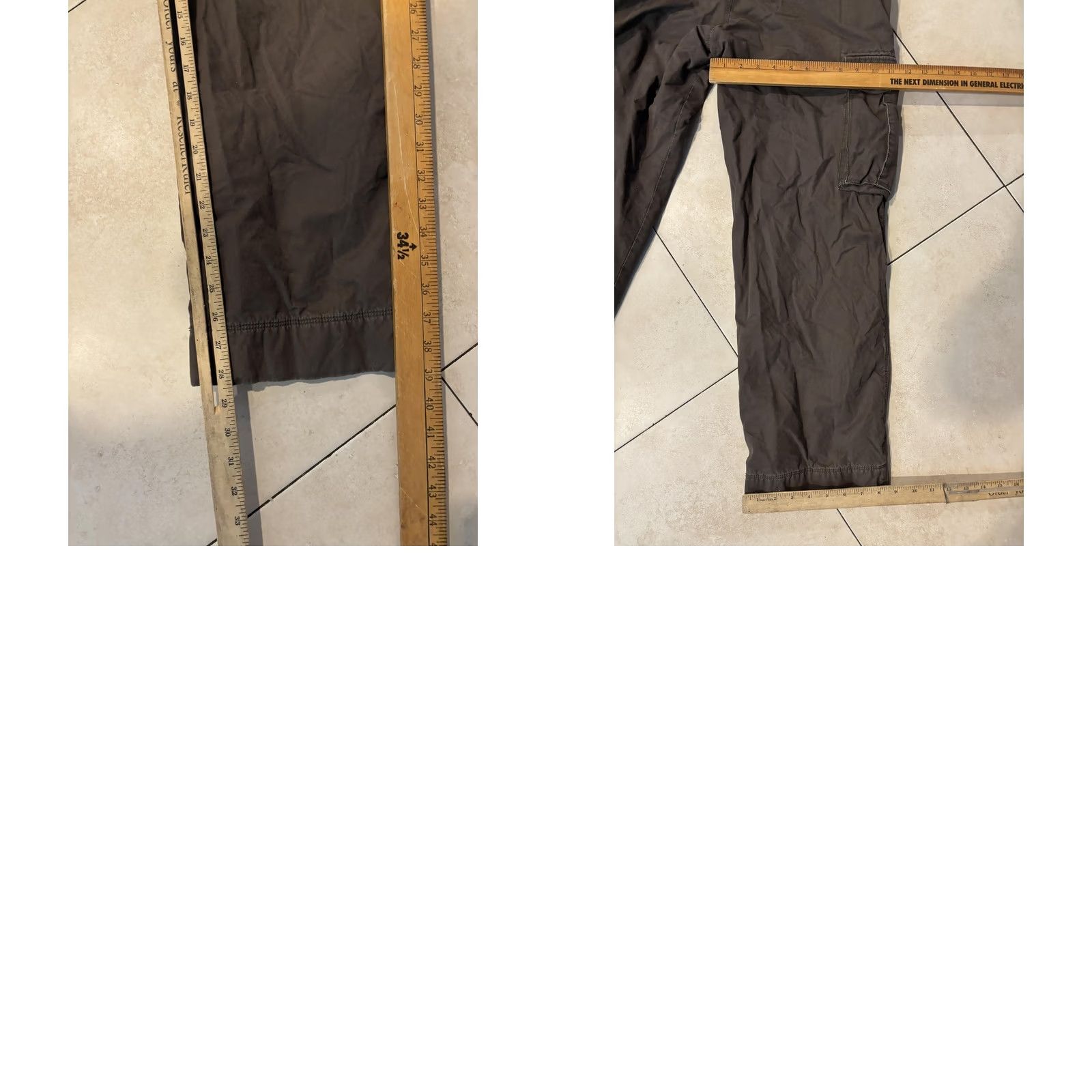 J.Crew VINTAGE J.CREW Cargo Pants Mens 30x30 Olive Green Lined Utility Pockets Cotton Warm Size US 30 / EU 46 - 8 Thumbnail