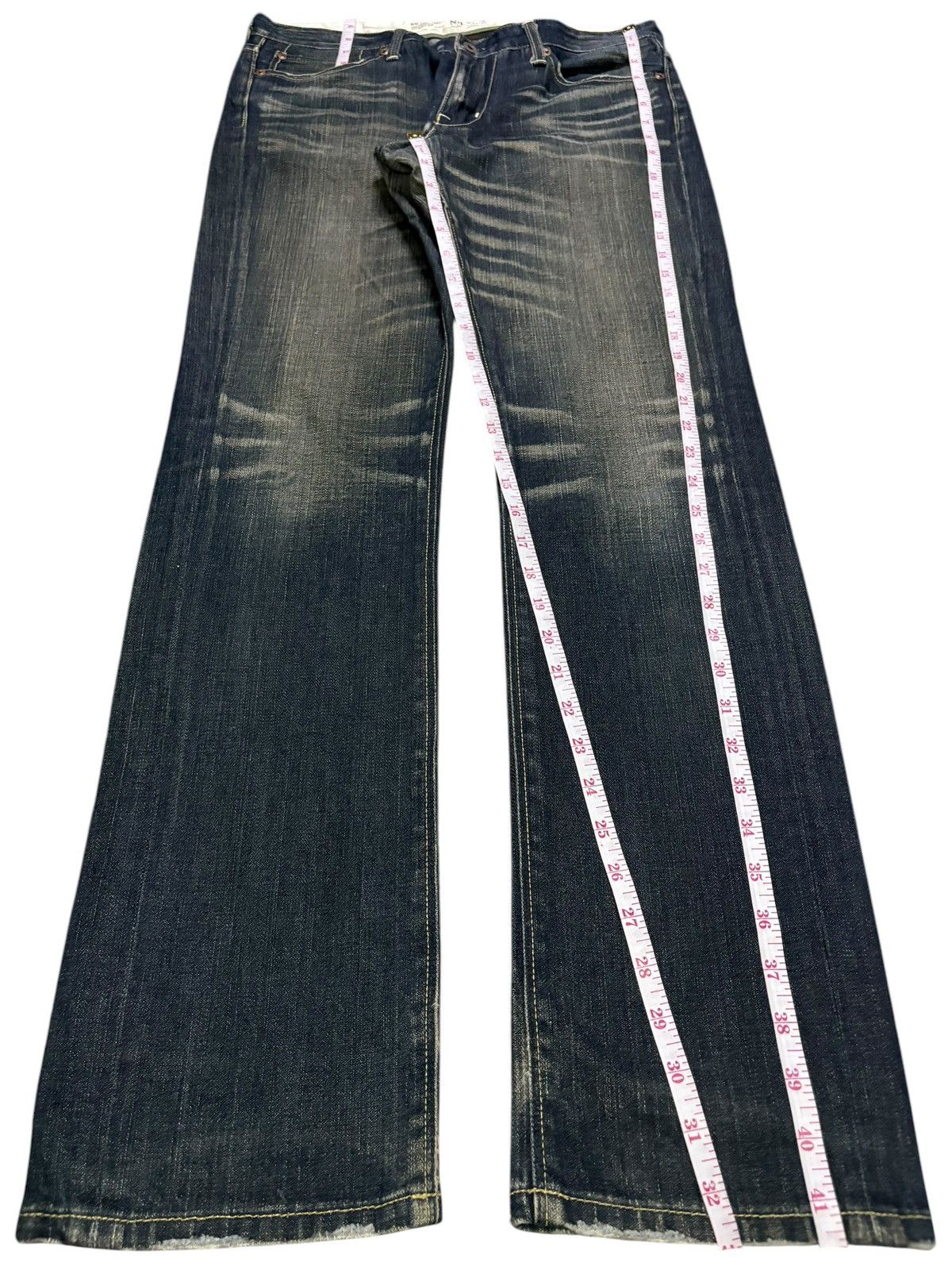 Japanese Brand Vintage Japanese Brand Rusty Wash Jeans Size US 32 / EU 48 - 13 Thumbnail