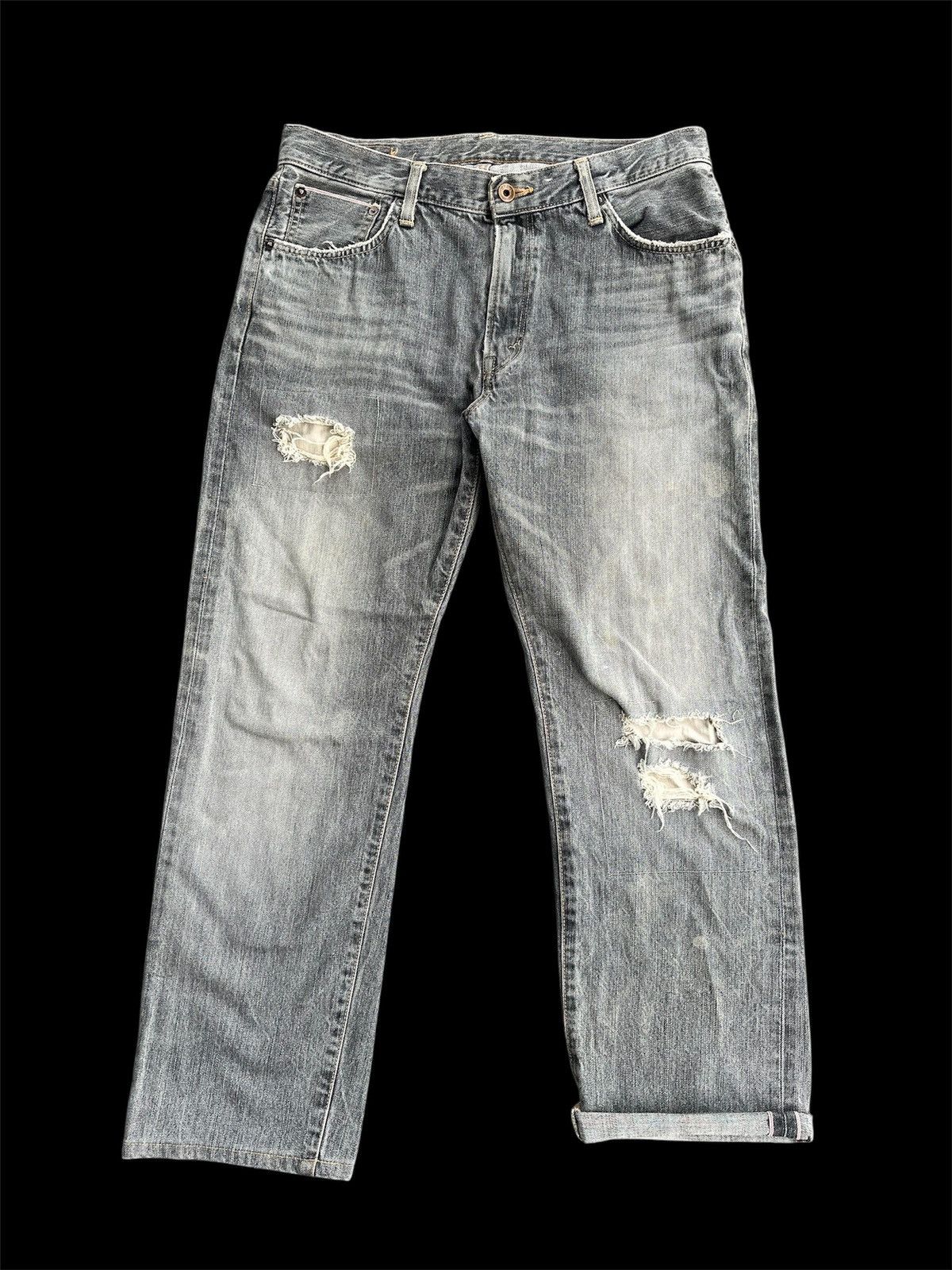 Edwin × If Six Was Nine × Japanese Brand Vintage Edwin 505 Mudwash Selvadge Denim Size US 34 / EU 50 - 1 Thumbnail