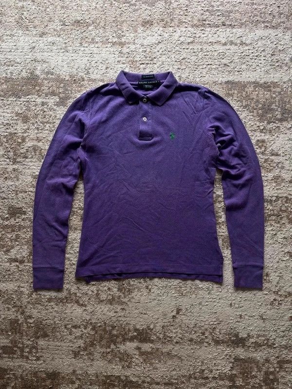 Polo Ralph Lauren Polo Ralph Lauren Women’s Long Sleeves Skinny Polo Shirt Size S / US 4 / IT 40 - 1 Thumbnail