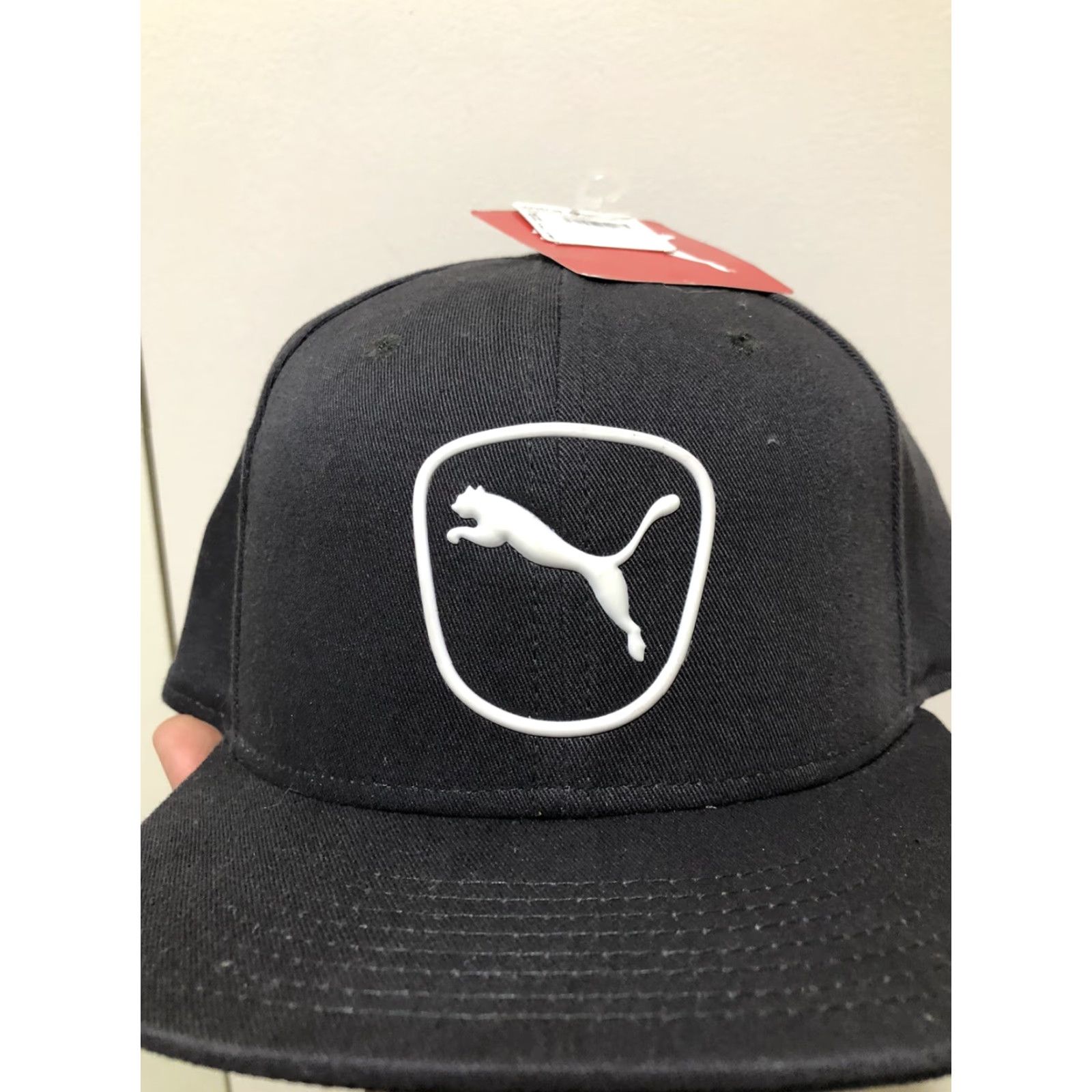Puma Puma Golf Cat Patch 2.0 Snapback Cap Hat Gray Dry Cell NWT Sample Men Adjustable Cap Golf Hat Mens Size ONE SIZE - 2 Thumbnail
