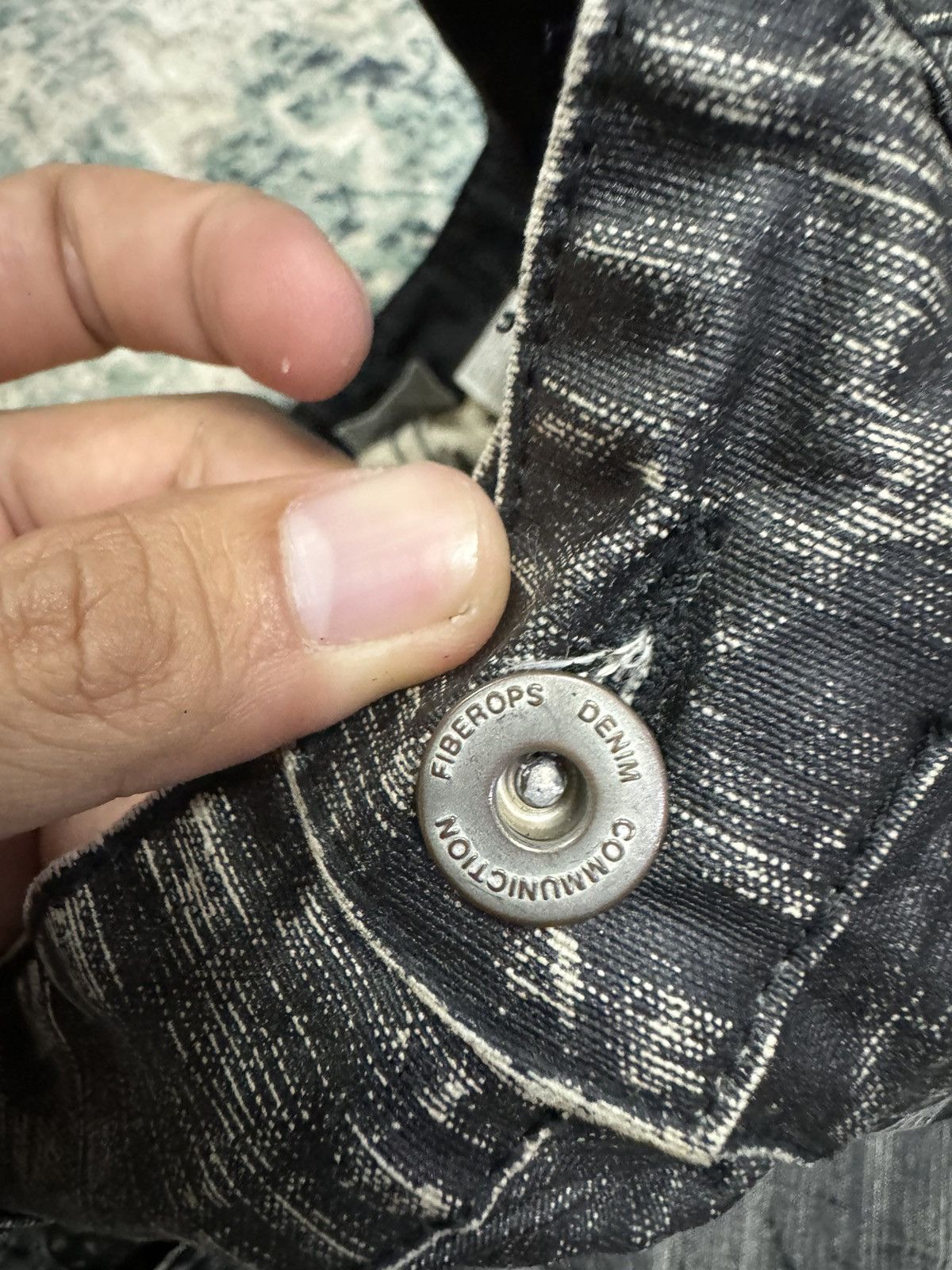 Fiberops × If Six Was Nine × Japanese Brand FIBEROPS WAXED JEANS STRAIGHT CUT Size US 36 / EU 52 - 10 Thumbnail