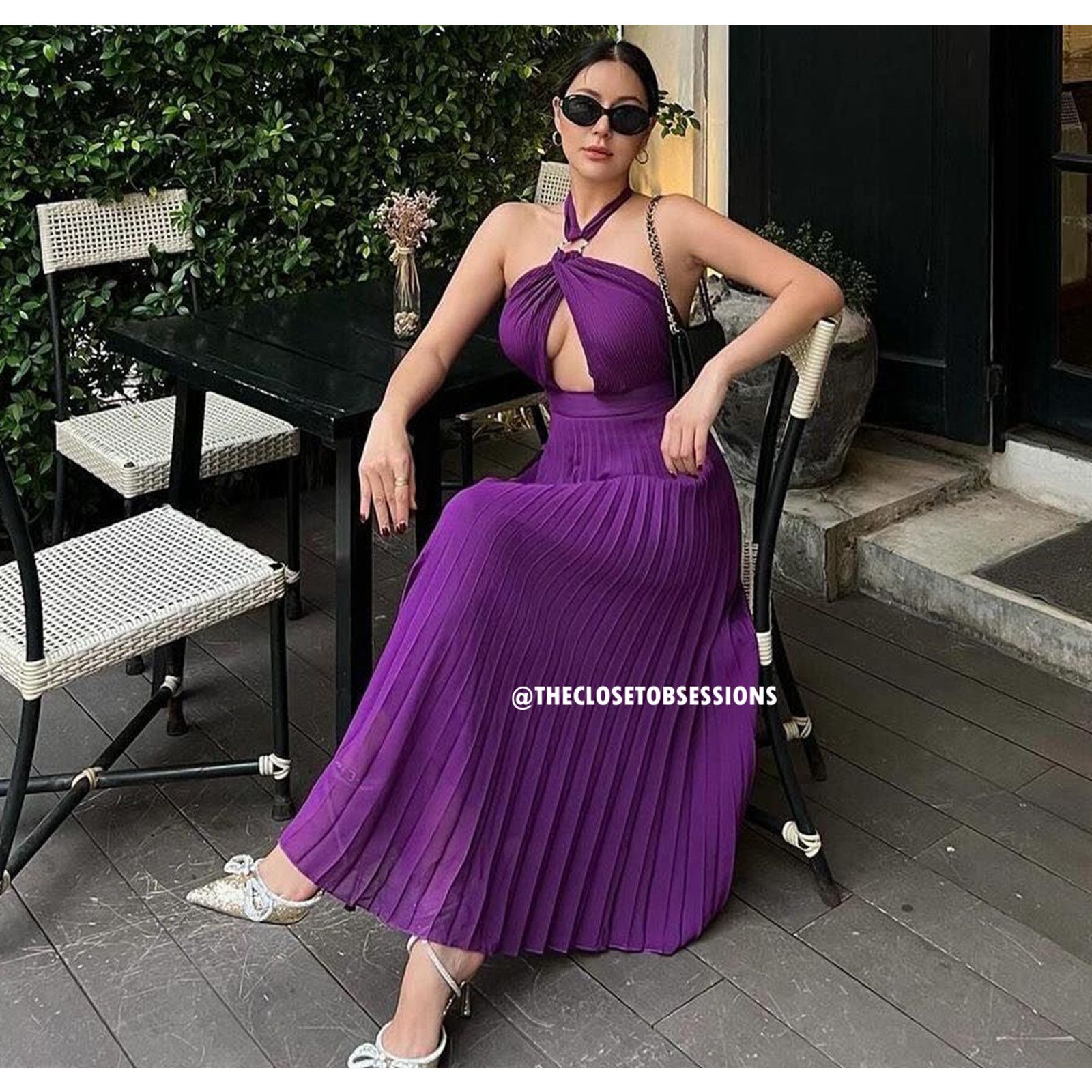Zara ZARA BLOGGER FAVE!!! Halter Neck Midi Dress NWT Size XL / US 12-14 / IT 48-50 - 5 Thumbnail