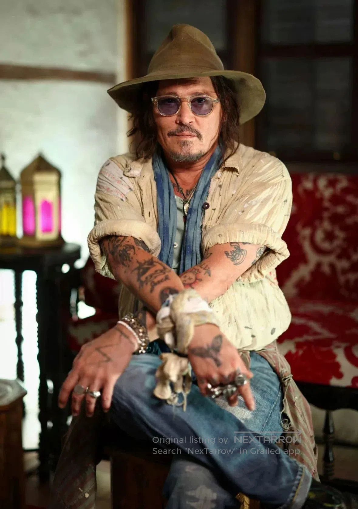 RRL Ralph Lauren RRL 2015 Depp Style Washed Patched Jeans. Size US 31 - 1 Thumbnail