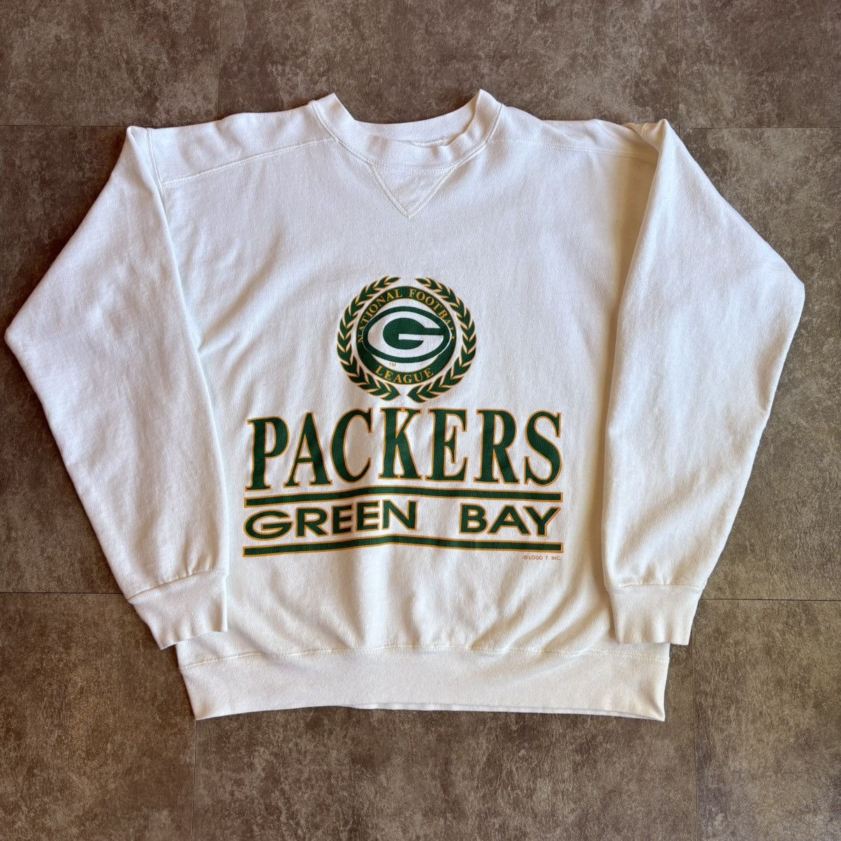 Vintage Vintage Green Bay Packers Logo 7 Sweatshirt Size US L / EU 52-54 / 3 - 3 Thumbnail